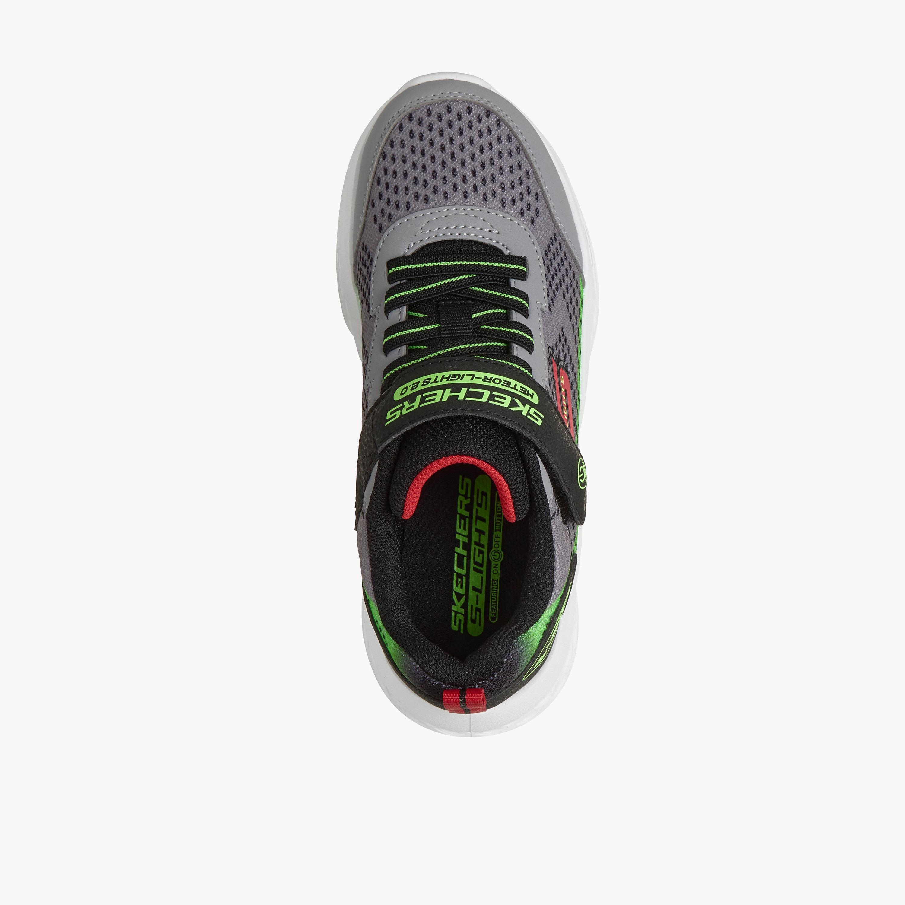 Skechers Boys METEOR-LIGHTS 2.0 Hook & Loop Light-Up Ankle Sneakers-boys-shoes-sneakers-image-3