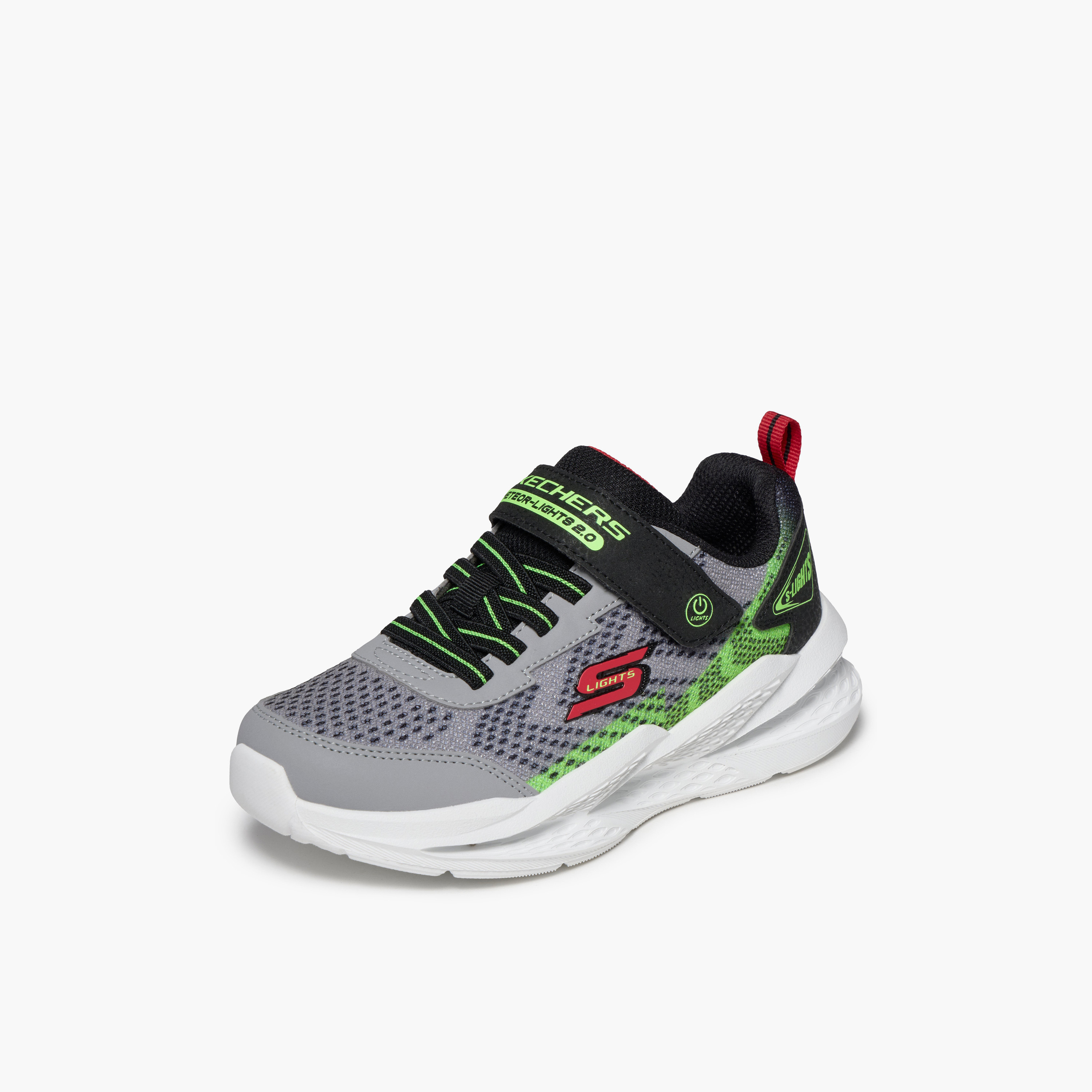 Skechers Boys METEOR-LIGHTS 2.0 Hook & Loop Light-Up Ankle Sneakers-boys-shoes-sneakers-image-5
