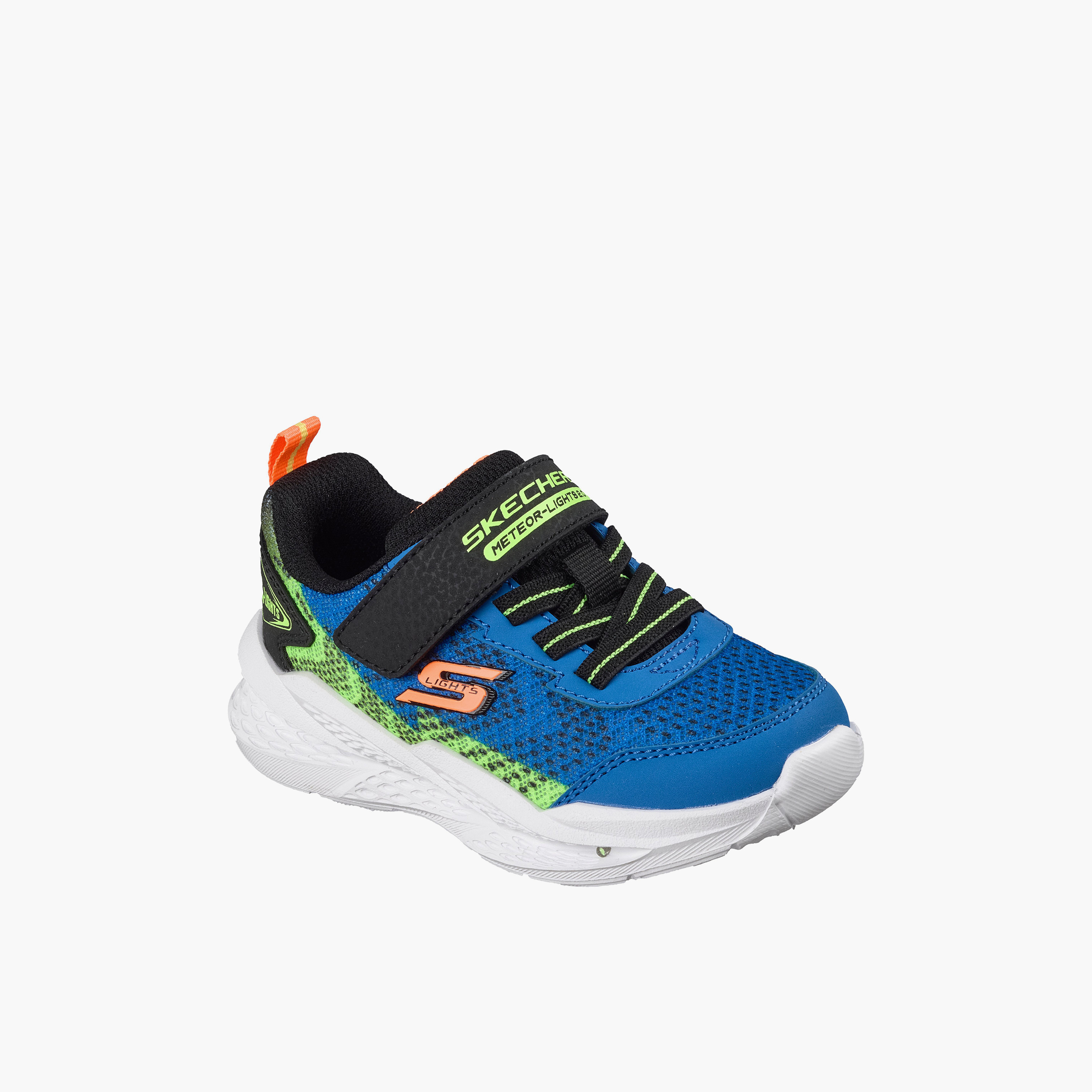 Skechers Boys METEOR-LIGHTS 2.0 Hook & Loop Light-Up Ankle Sneakers-boys-shoes-sneakers-image-1