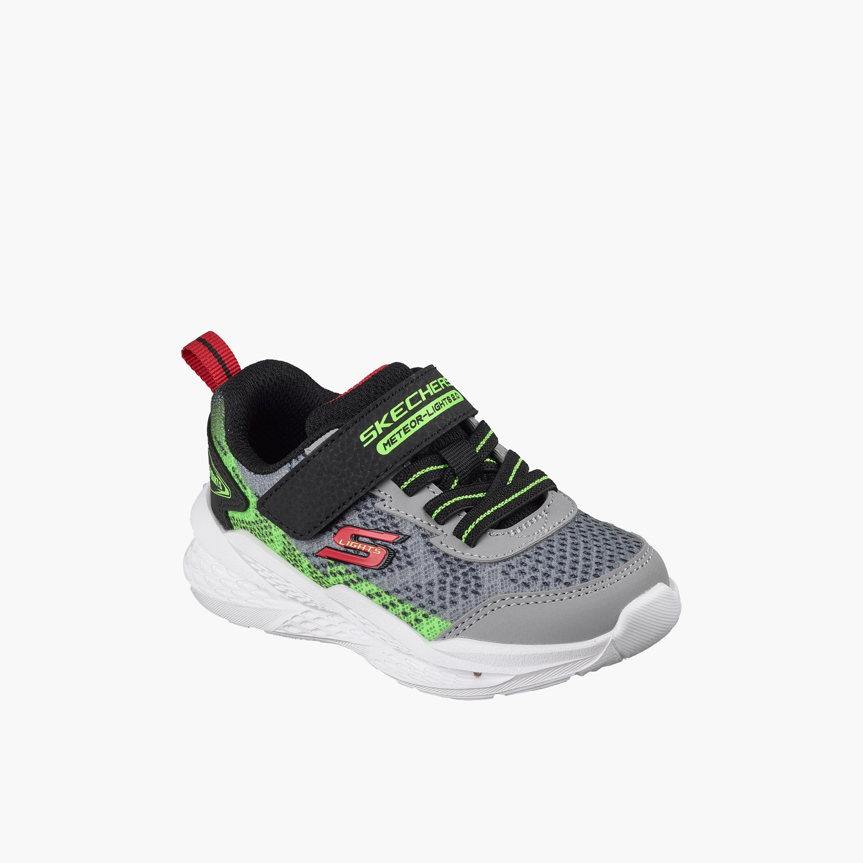 Skechers Boys Meteor-Lights 2.0 Hook & Loop Sneakers-boys-shoes-sneakers-image-1