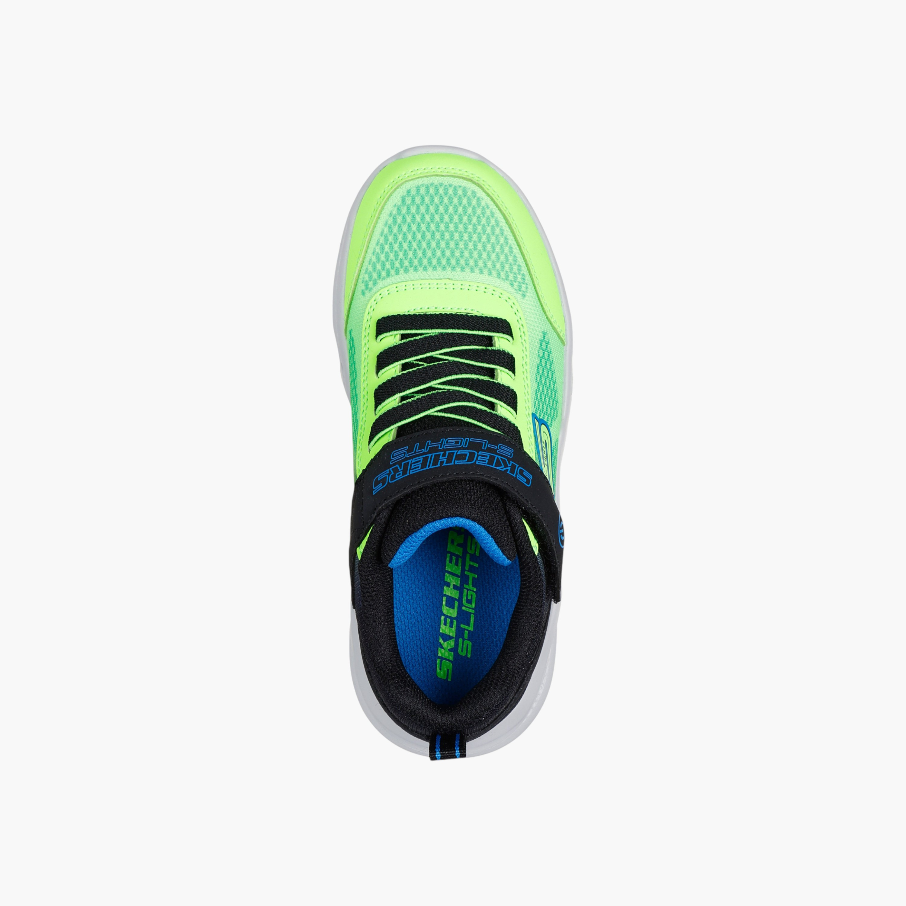 Skechers Boys Meteorlights Light Up Hook & Loop Durable Walking Shoes-boys-shoes-sneakers-image-3