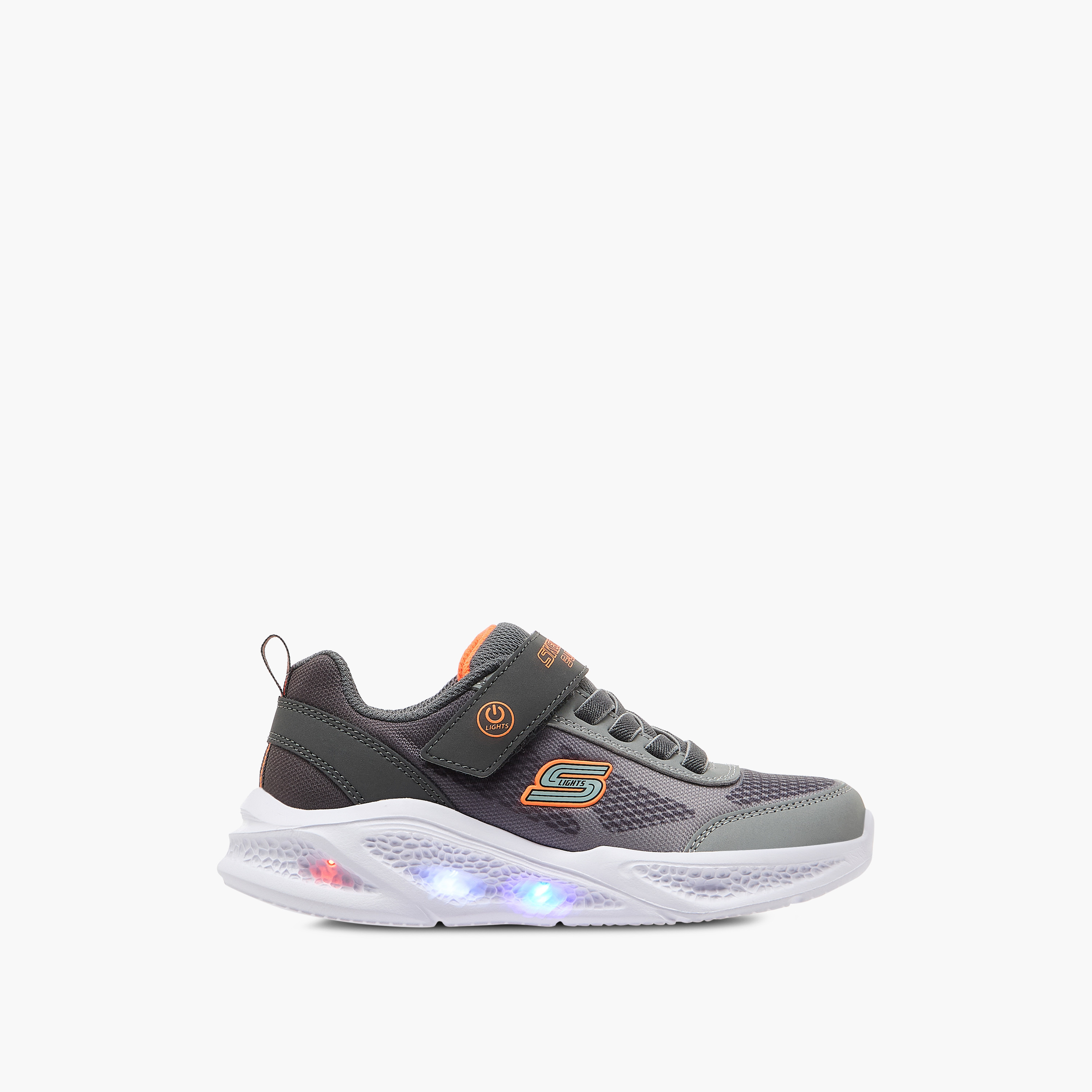 Skechers Boys METEOR-LIGHTS Hook & Loop Sneakers 401495L | OE-boys-shoes-sneakers-image-6