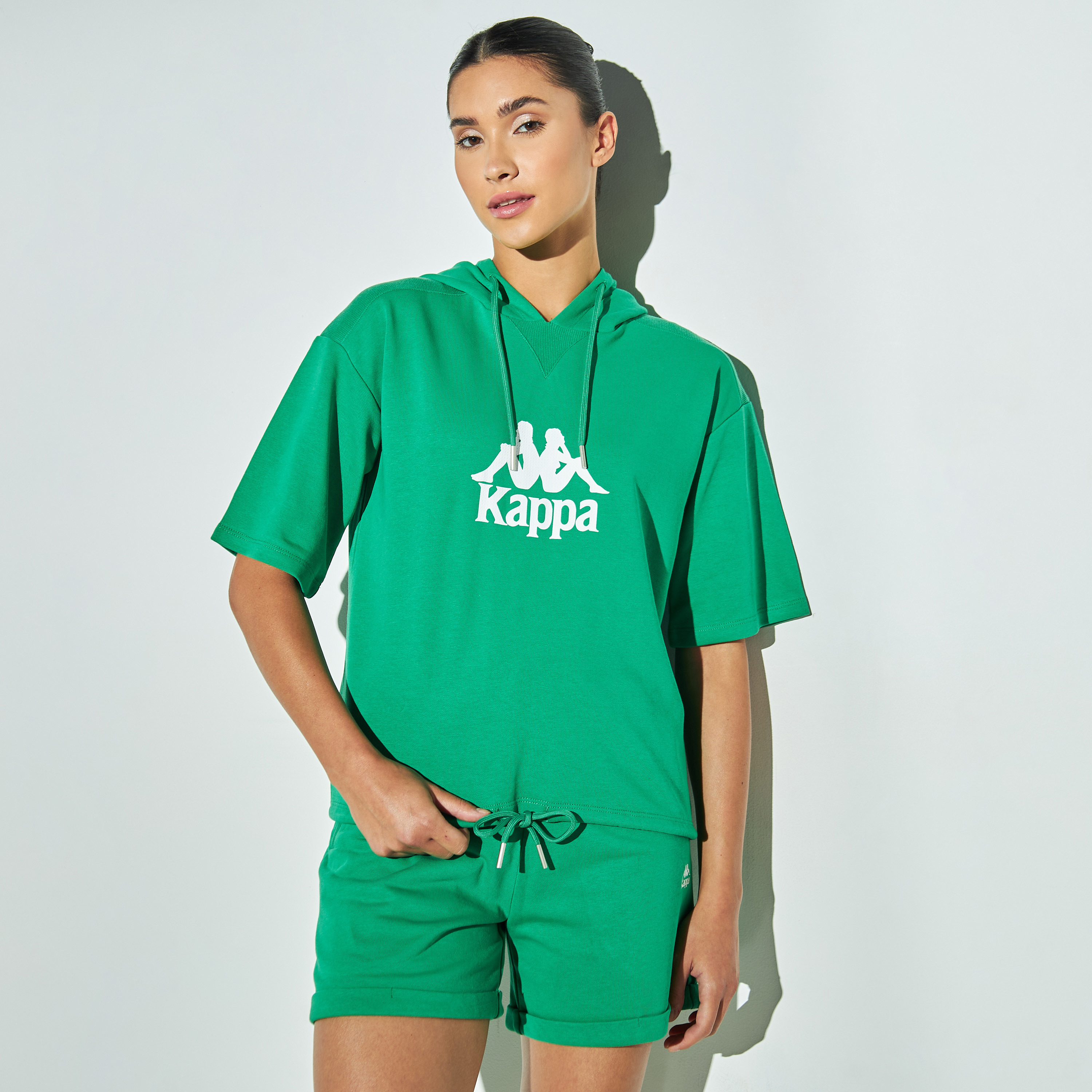 Kappa hot sale logo hoodie