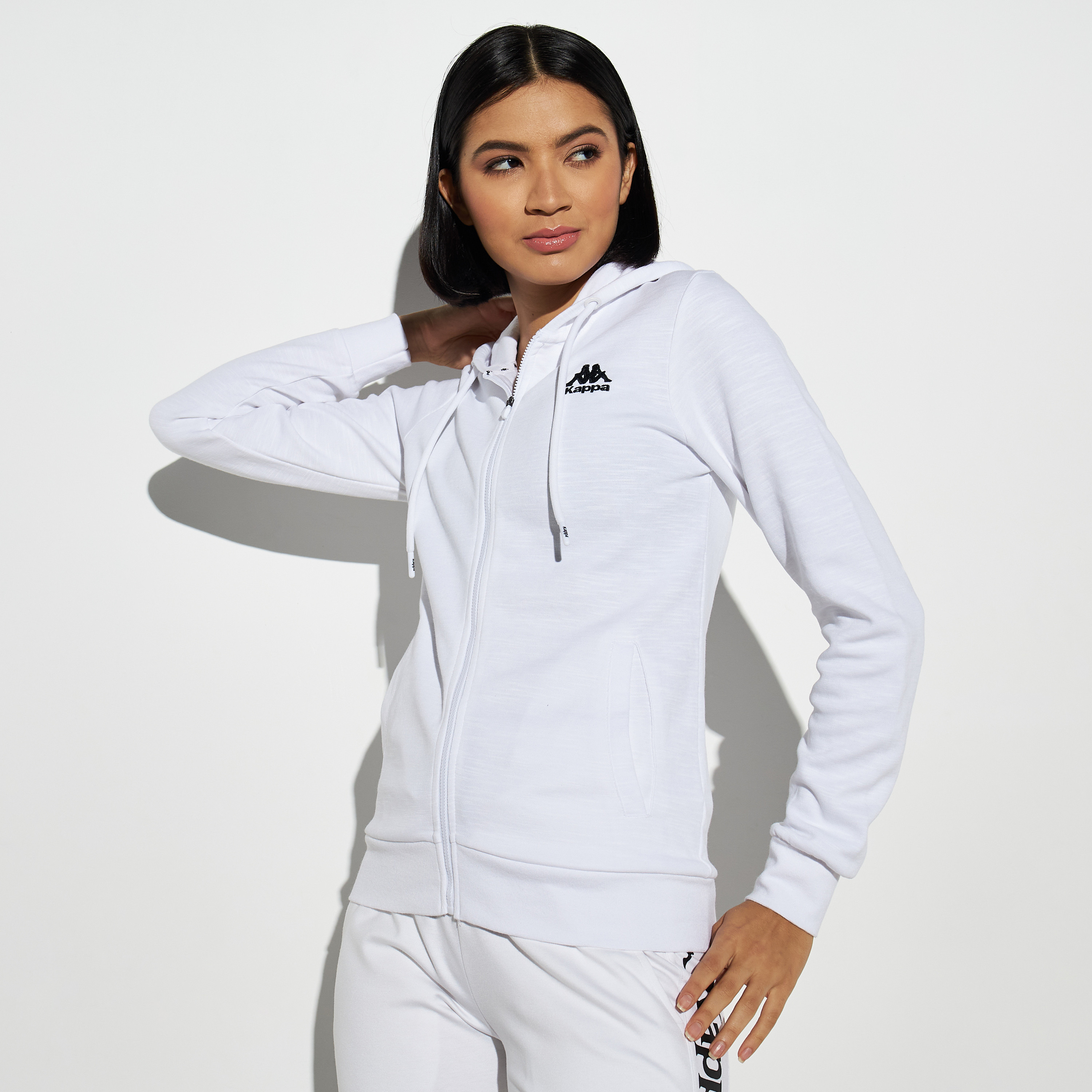 White kappa cheap tracksuit womens