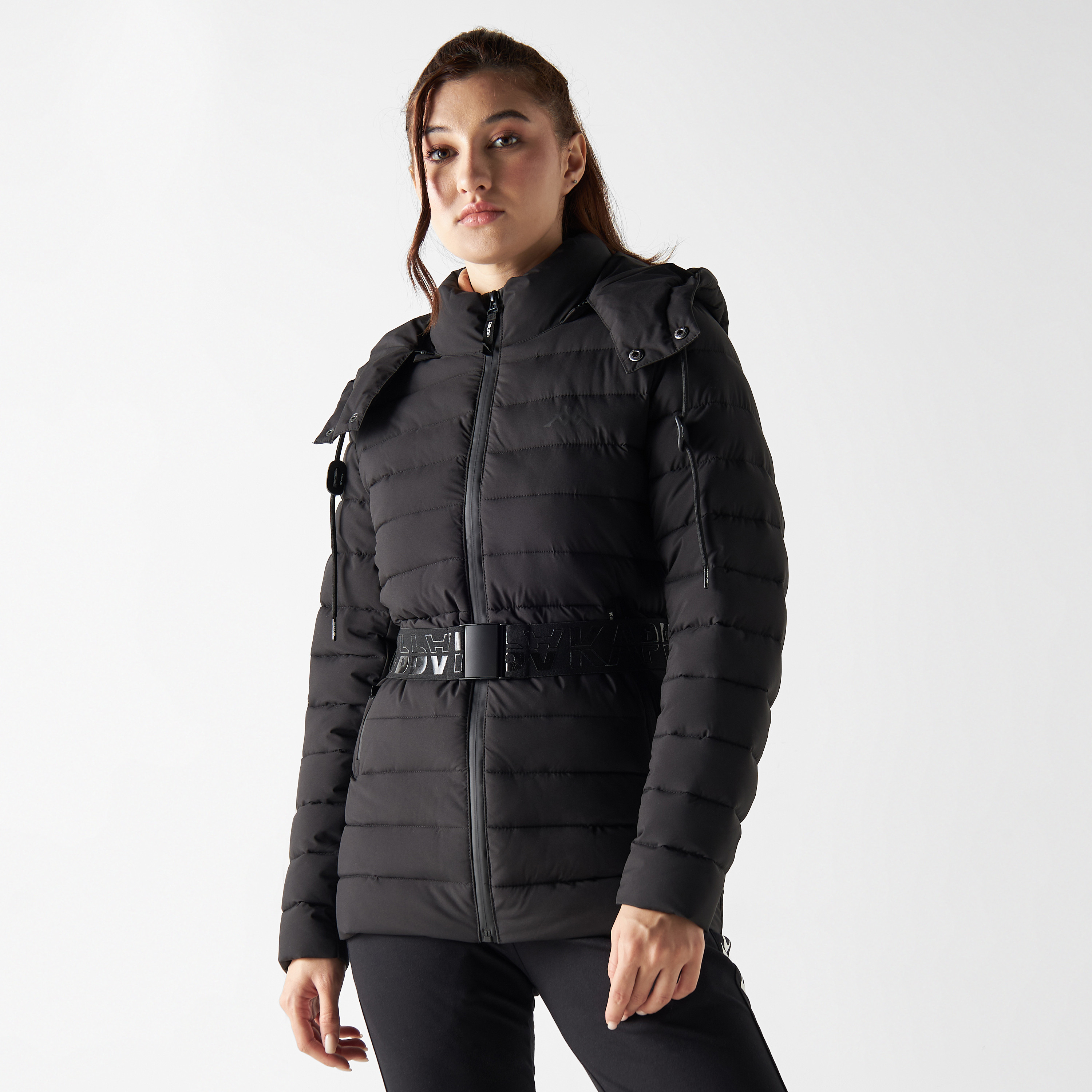 Kappa black jacket on sale womens