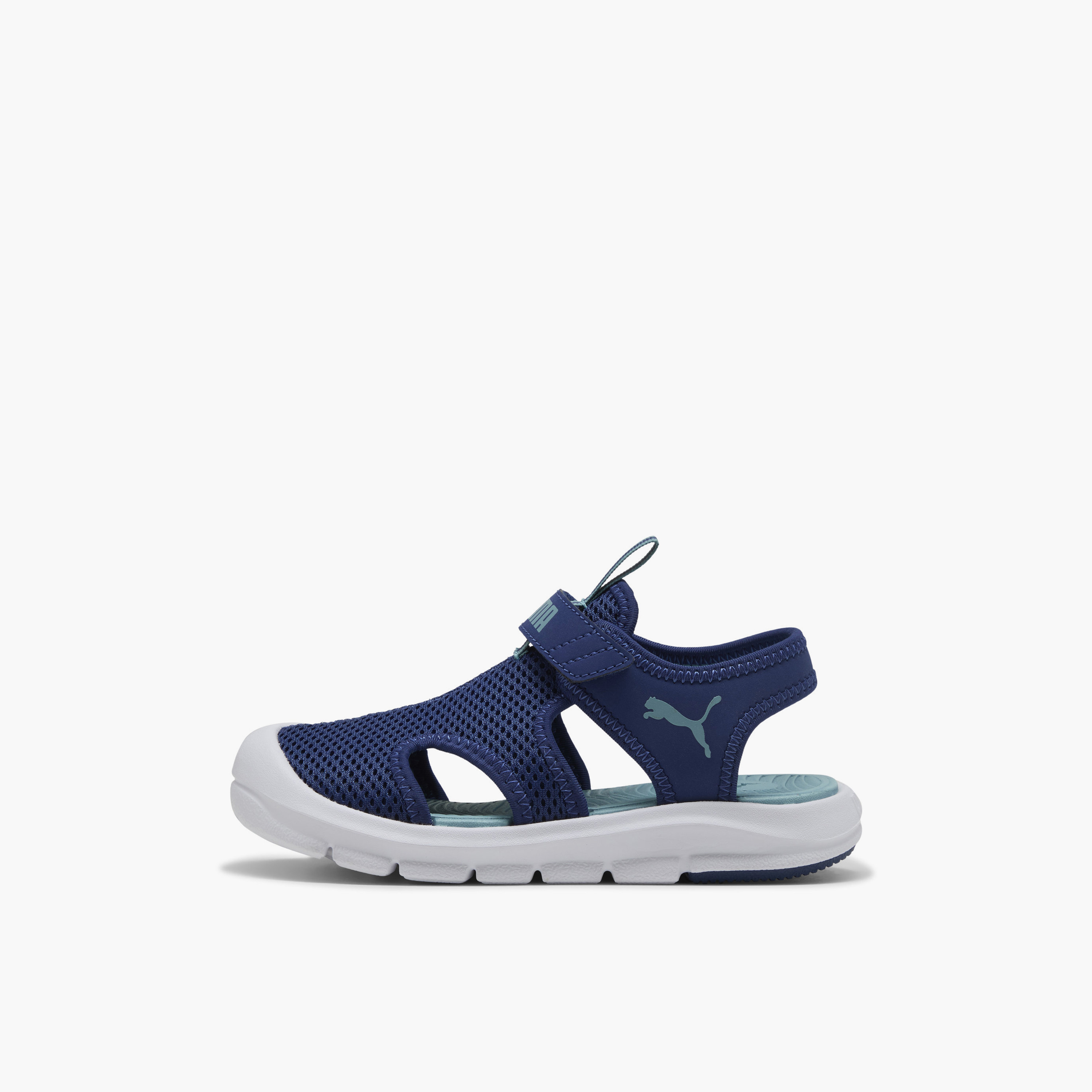 Puma Boys Fun Racer Mesh V Hook & Loop Strap Sandals-boys-shoes-sandals-image-3