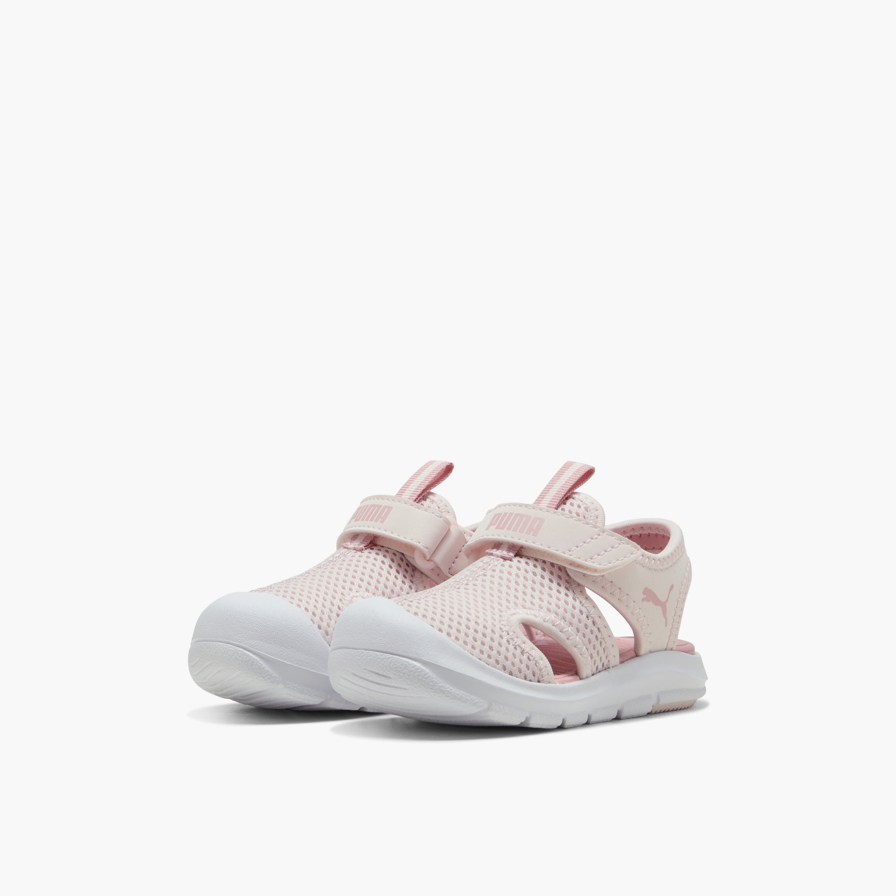 صندل فن ريسر ميش ڤي بحزام وشريط إغلاق لاصق من بوما-baby-girls-shoes-sandals-image-5