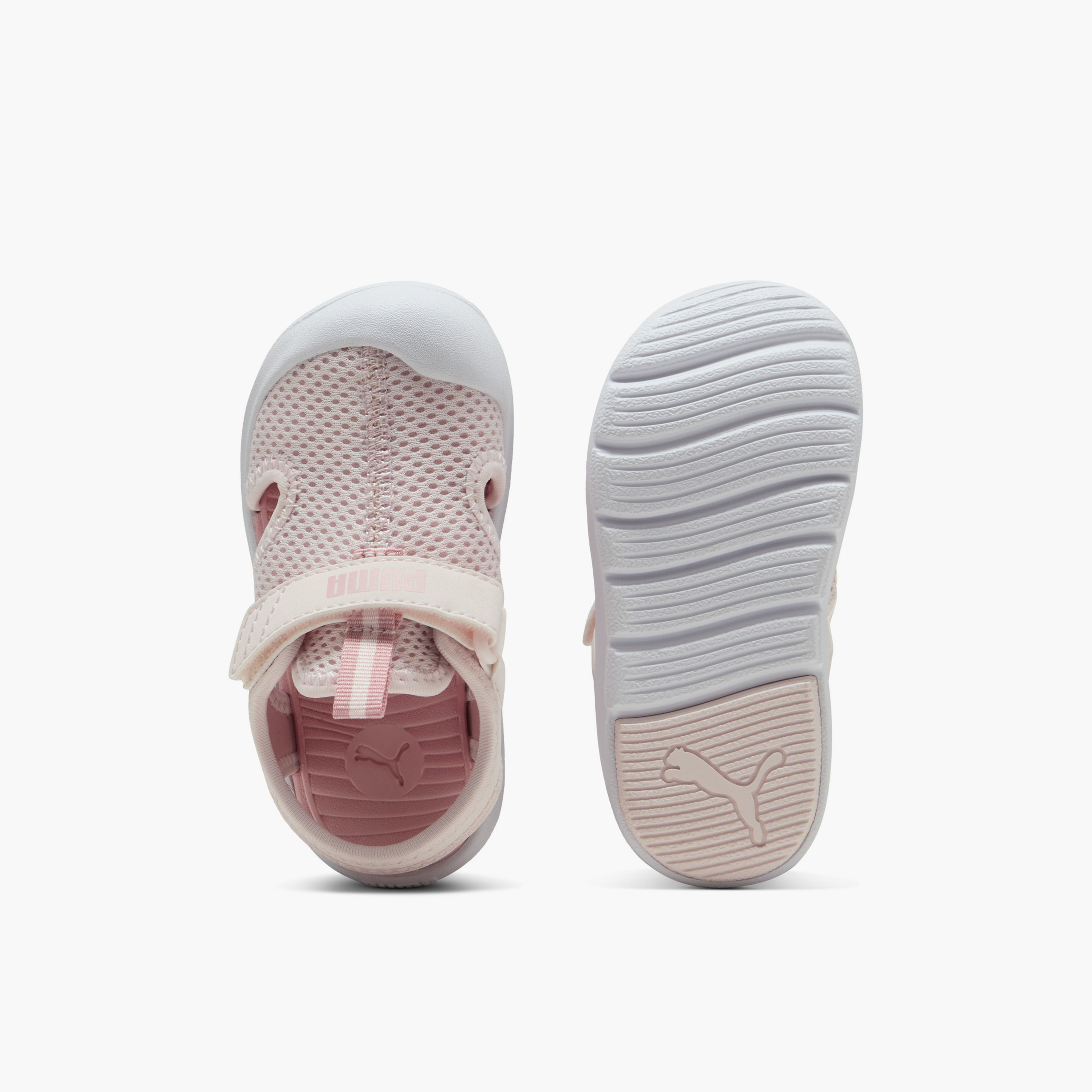 صندل فن ريسر ميش ڤي بحزام وشريط إغلاق لاصق من بوما-baby-girls-shoes-sandals-image-2
