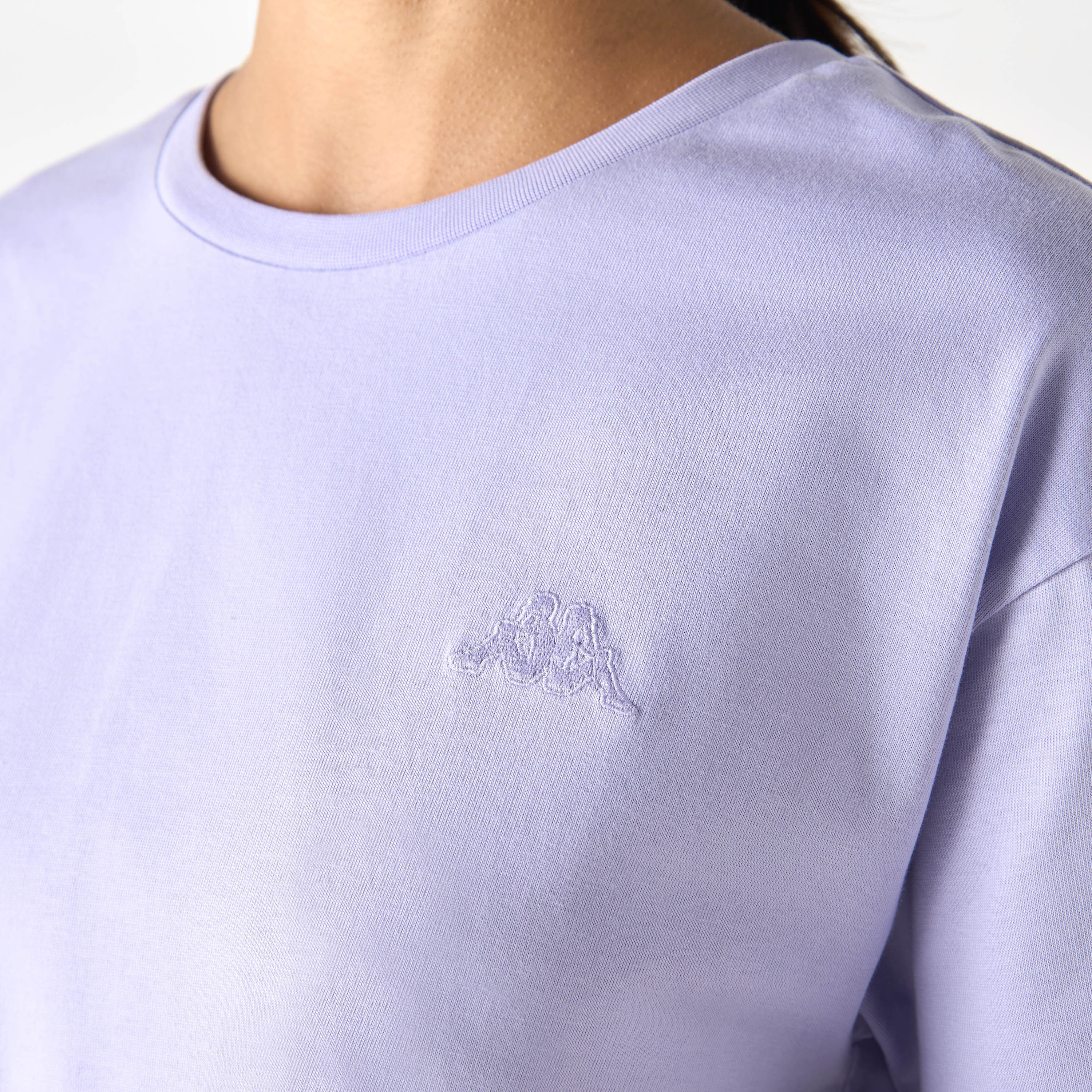 Kappa Logo Embroidered Crew Neck T-shirt with Short Sleeves-sports-women-clothing-tshirtsandvests-image-20