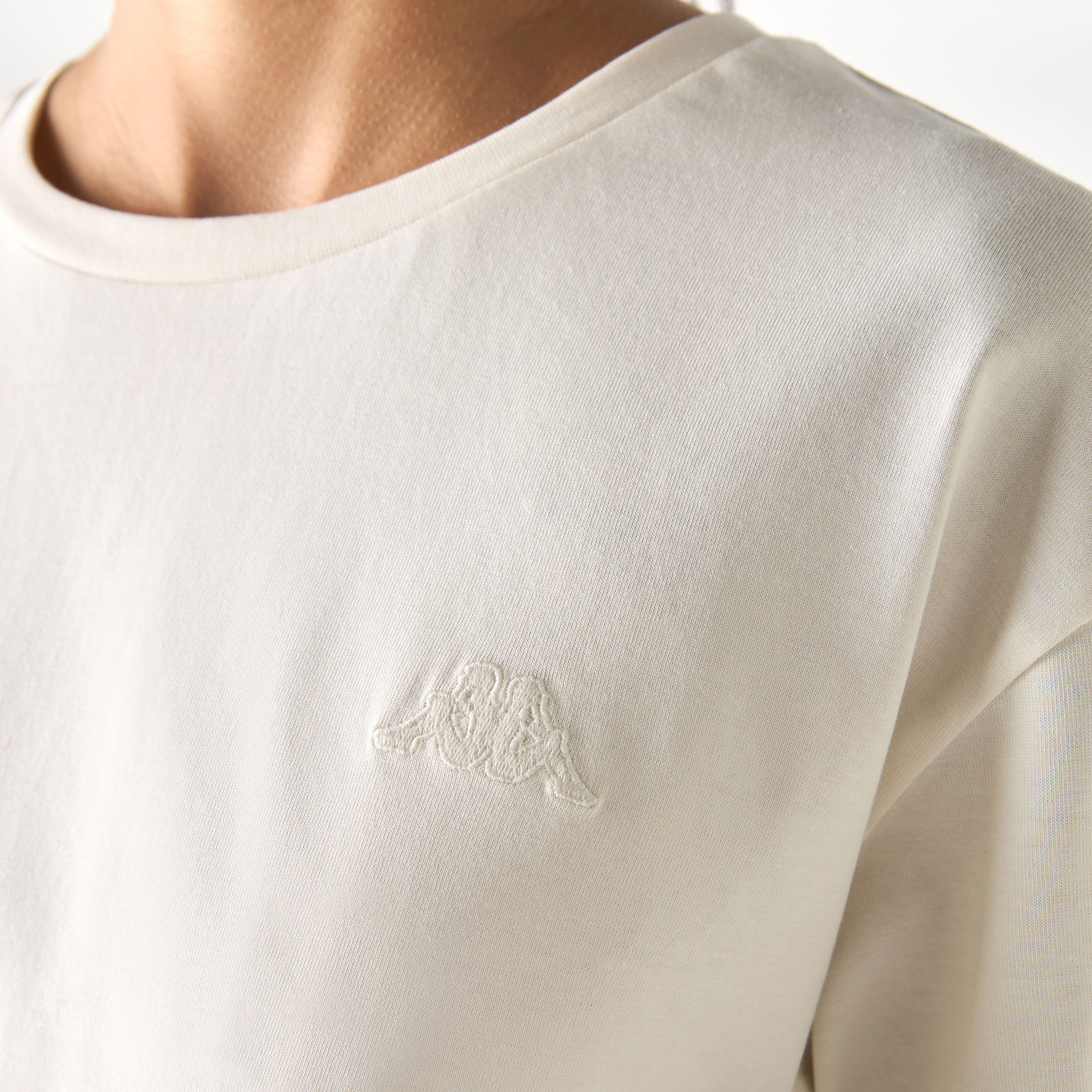 Kappa Logo Embroidered Crew Neck T-shirt with Short Sleeves-sports-women-clothing-tshirtsandvests-image-16