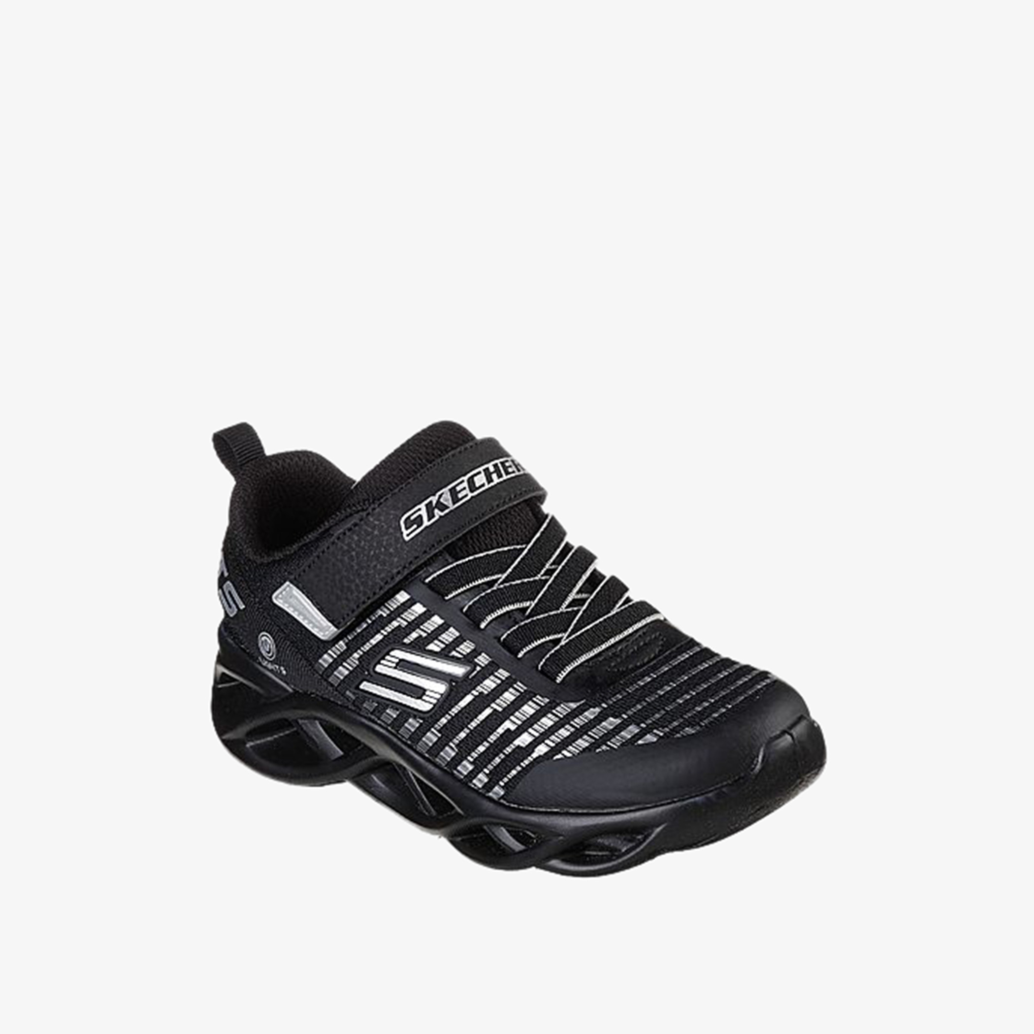 حذاء تدريب تويستي برايتس للأطفال من سكيتشرز - 401650L-BKSL-boys-shoes-schoolshoes-image-2