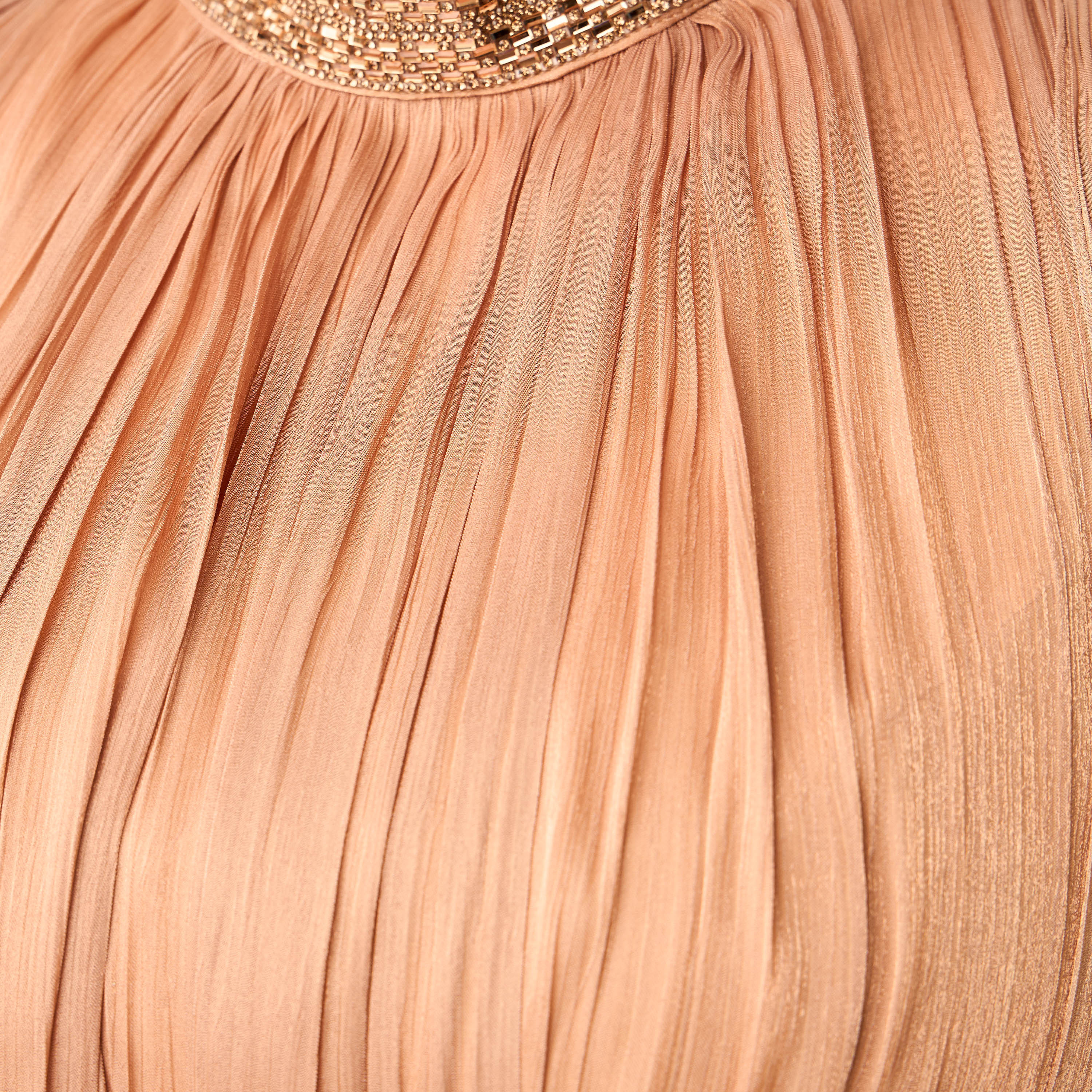 فستان مزين بياقة عالية مع رداء من جولدن أبل-women-clothing-dresses-image-10