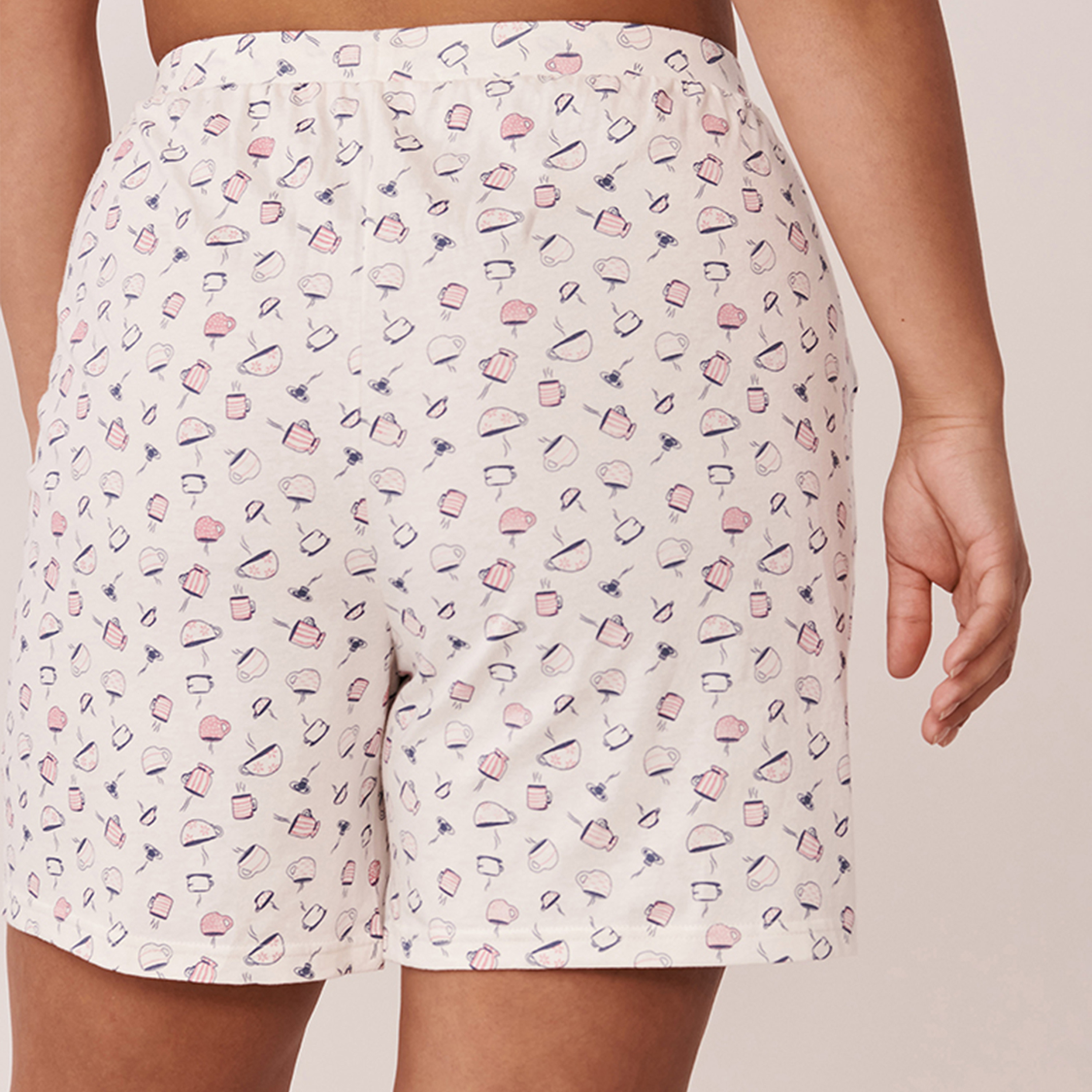 La Vie En Rose Women's Drawstring Striped Shorts-women-clothing-nightwear-pyjamas-bottoms-image-5