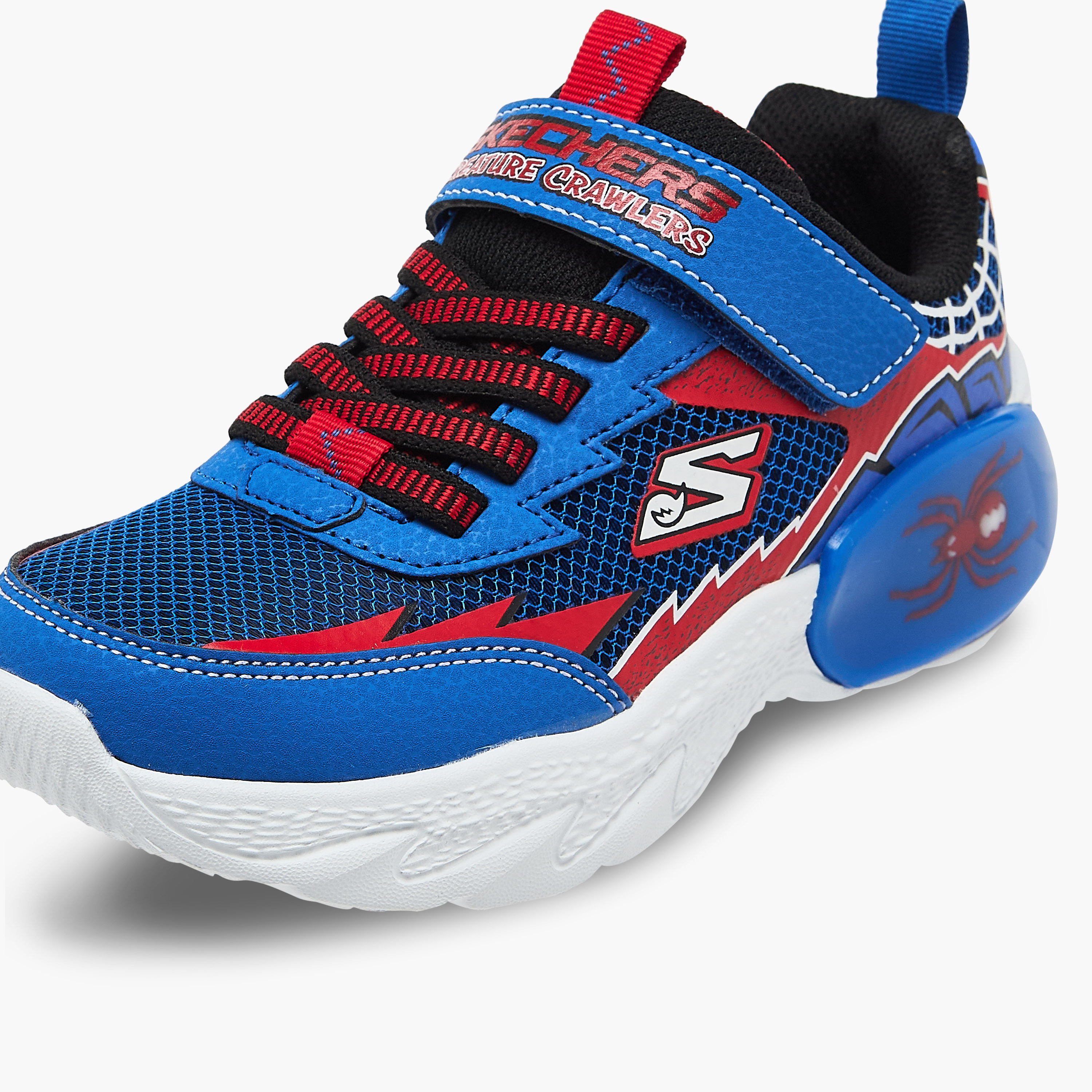 Skechers Boys CREATURE-LIGHTS Hook & Loop Sneakers 402120L | OE-boys-shoes-sneakers-image-4