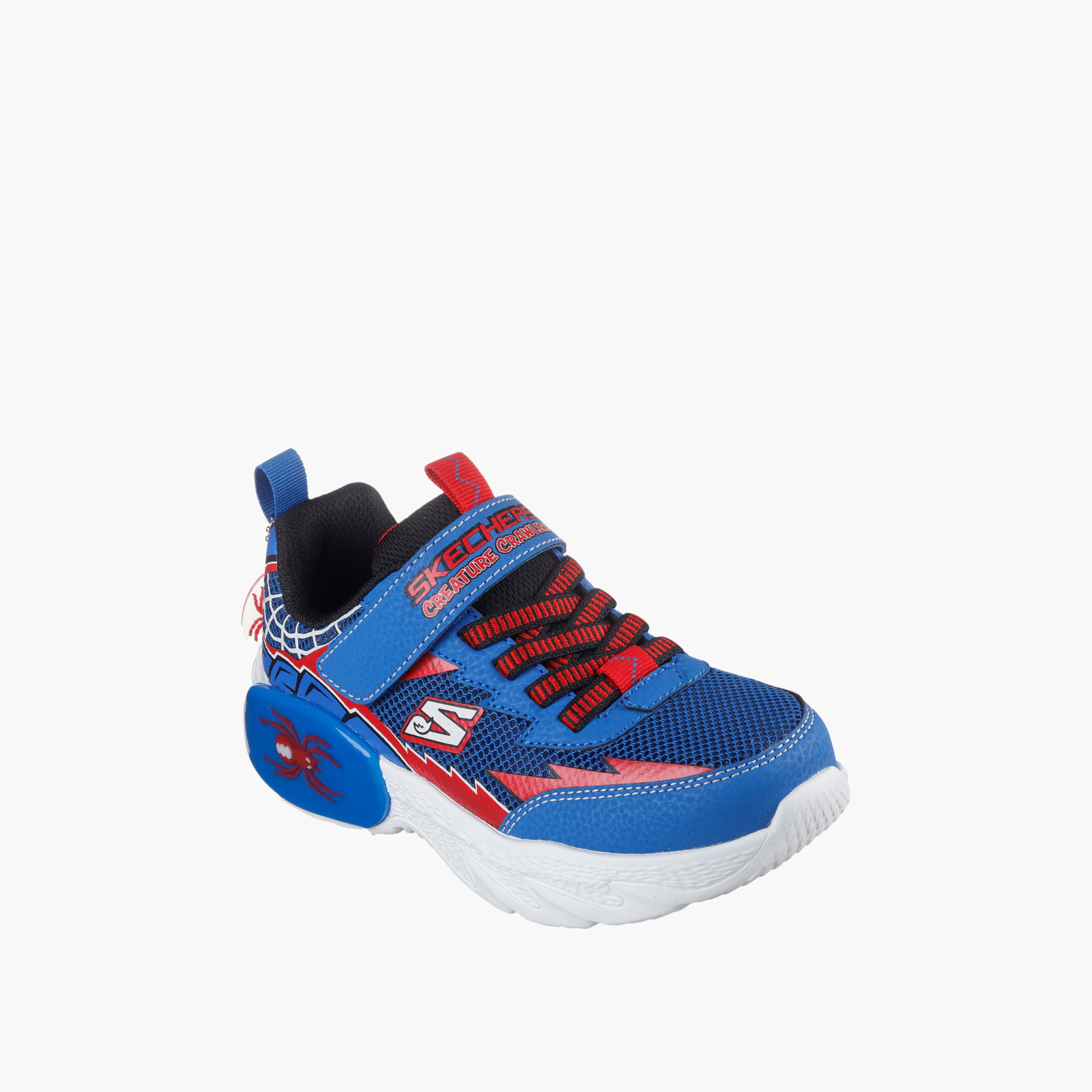 Skechers Boys' CREATURECRAWLERS Sneakers with Hook and Loop Closure - 402120L-BLRD-boys-shoes-sneakers-image-1