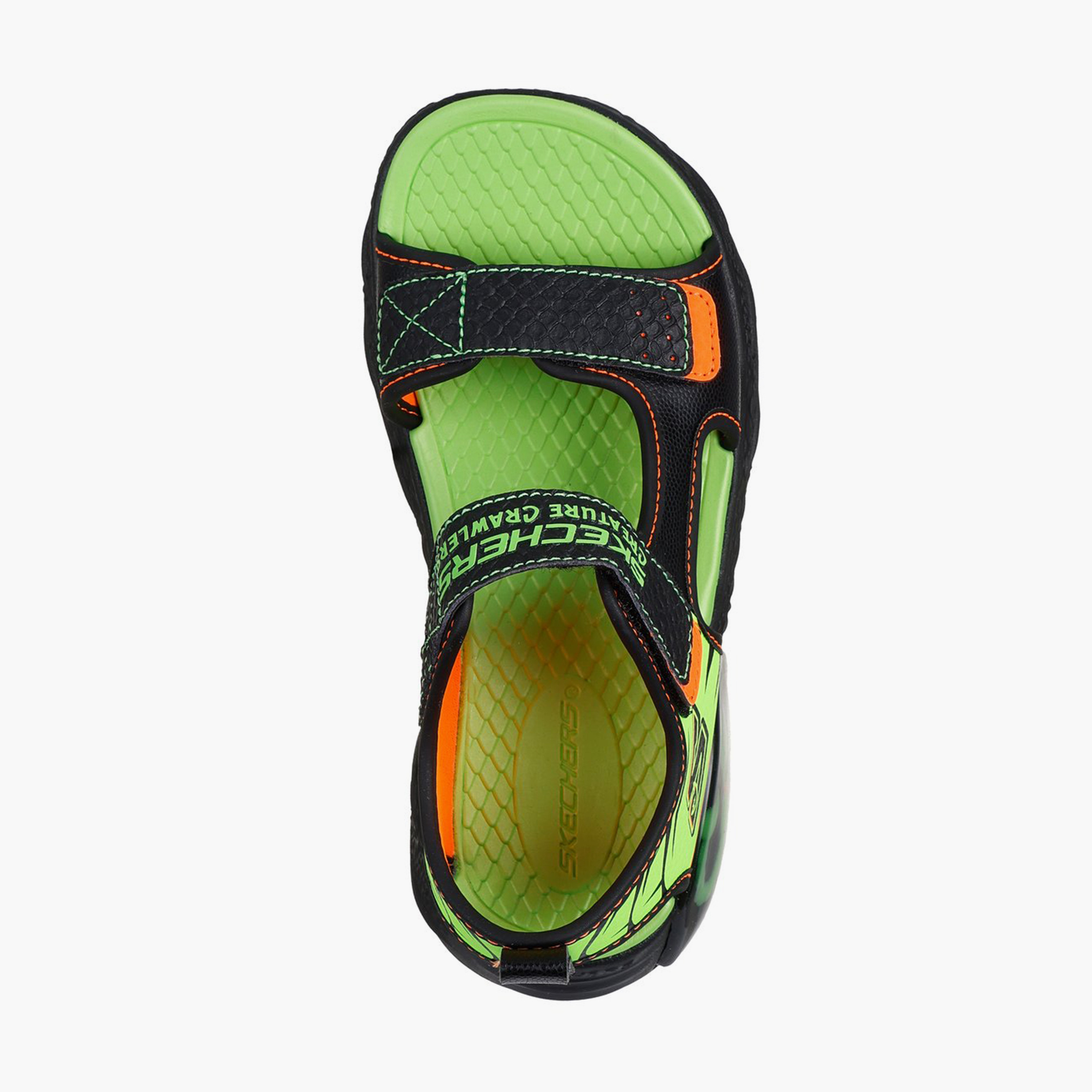 Skechers Boys CREATURE-SPLASH Hook & Loop Strap Sandals 402121L | OE-boys-shoes-sandals-image-4