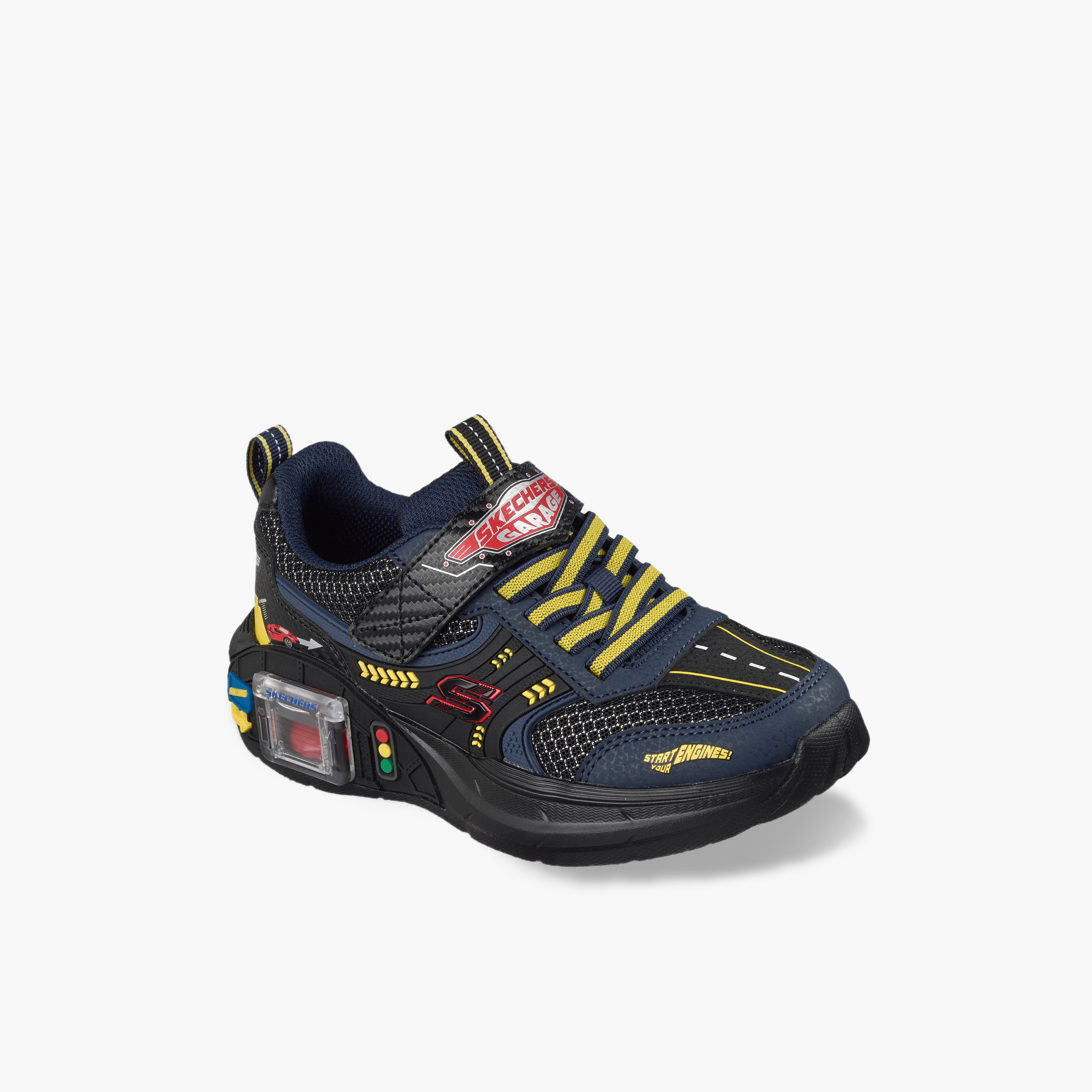Skechers Boys Garage Hook & Loop Ankle Sneakers-boys-shoes-sneakers-image-1