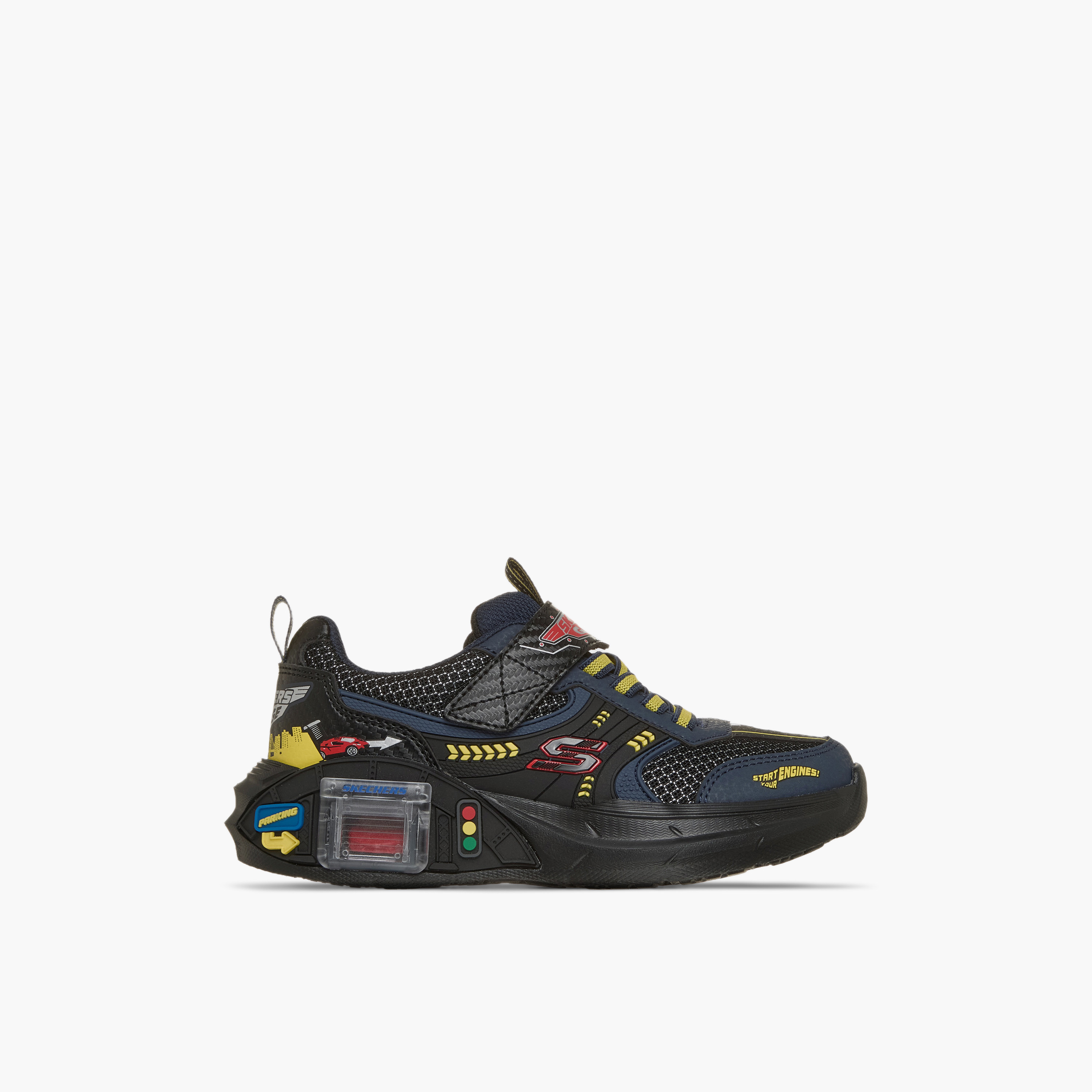 Skechers Boys Garage Hook & Loop Ankle Sneakers-boys-shoes-sneakers-image-2