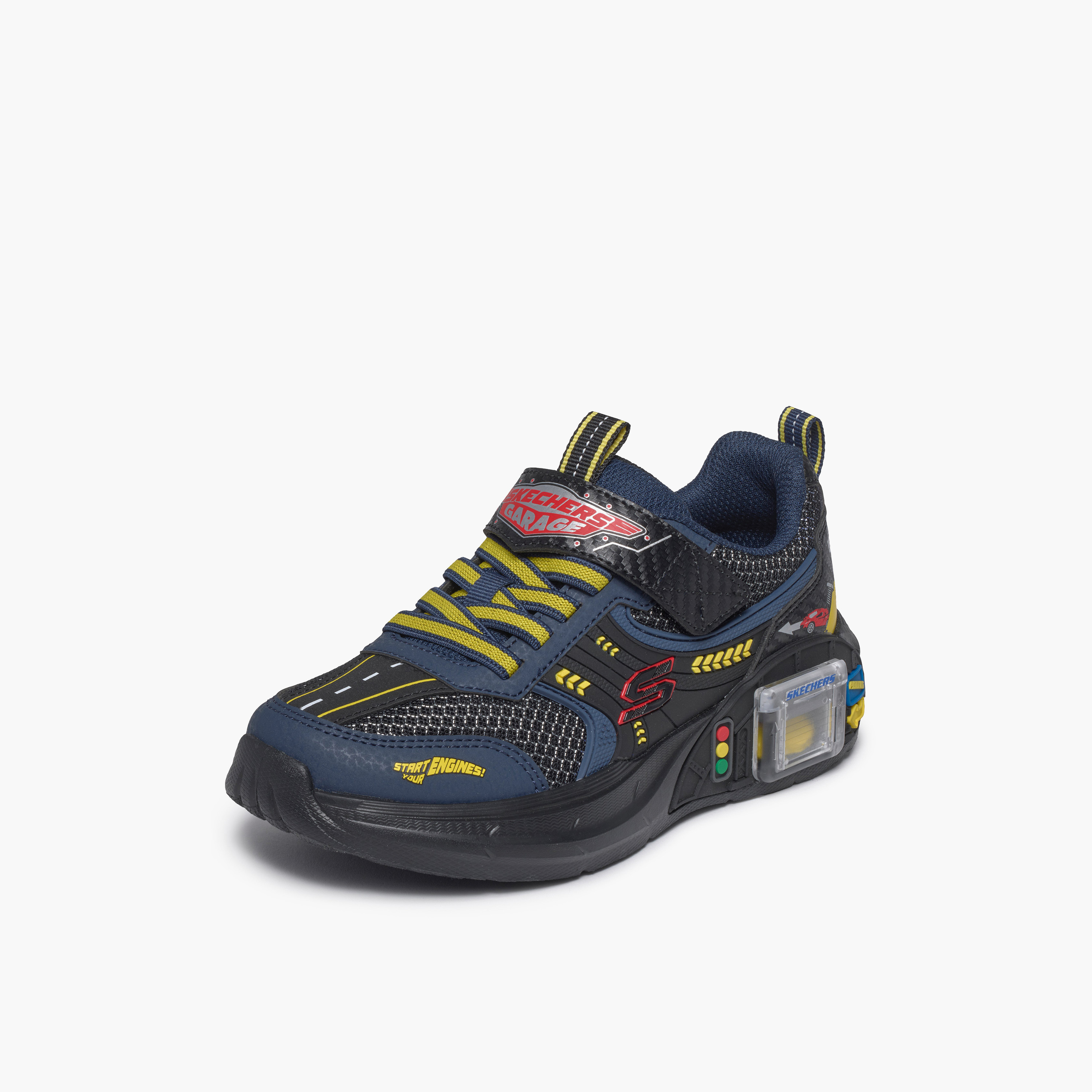 Skechers Boys Garage Hook & Loop Ankle Sneakers-boys-shoes-sneakers-image-5