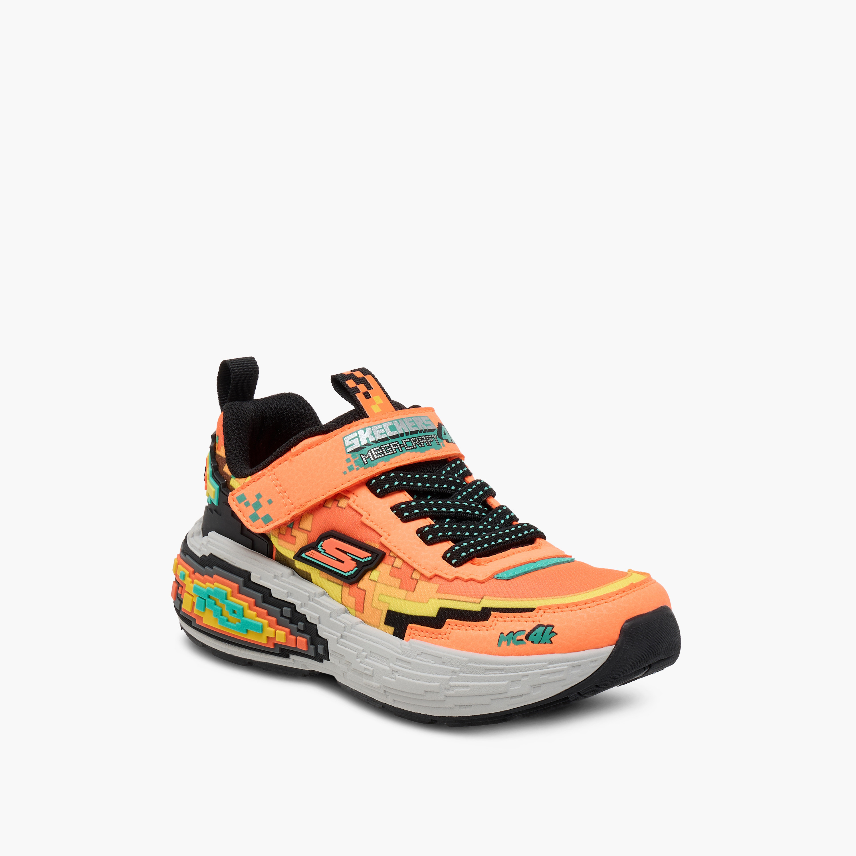 Skechers Boys MEGA-CRAFT 4K Hook & Loop Sneakers 402160L | OE-boys-shoes-sneakers-image-12