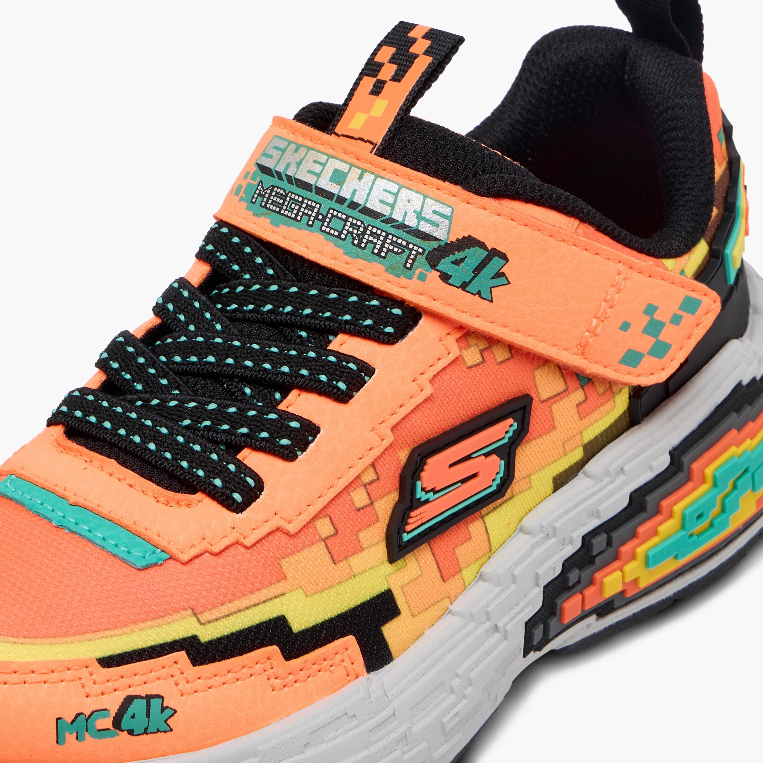 Skechers Boys MEGA-CRAFT 4K Hook & Loop Sneakers 402160L | OE-boys-shoes-sneakers-image-14
