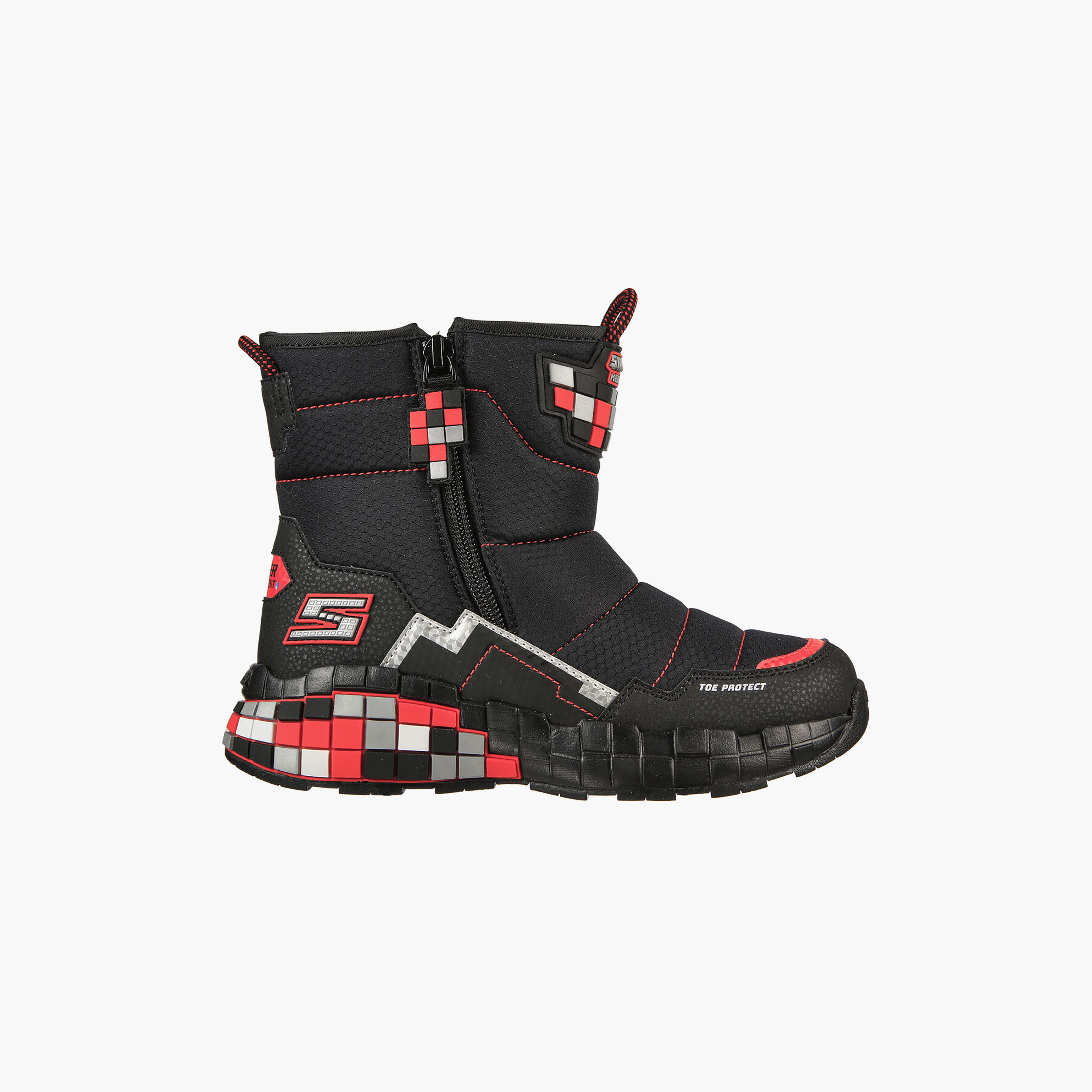 أحذية سكيتشرز ميجا كرافت للأطفال ذات قصة عالية | 402198L-sports-boys-shoes-image-2