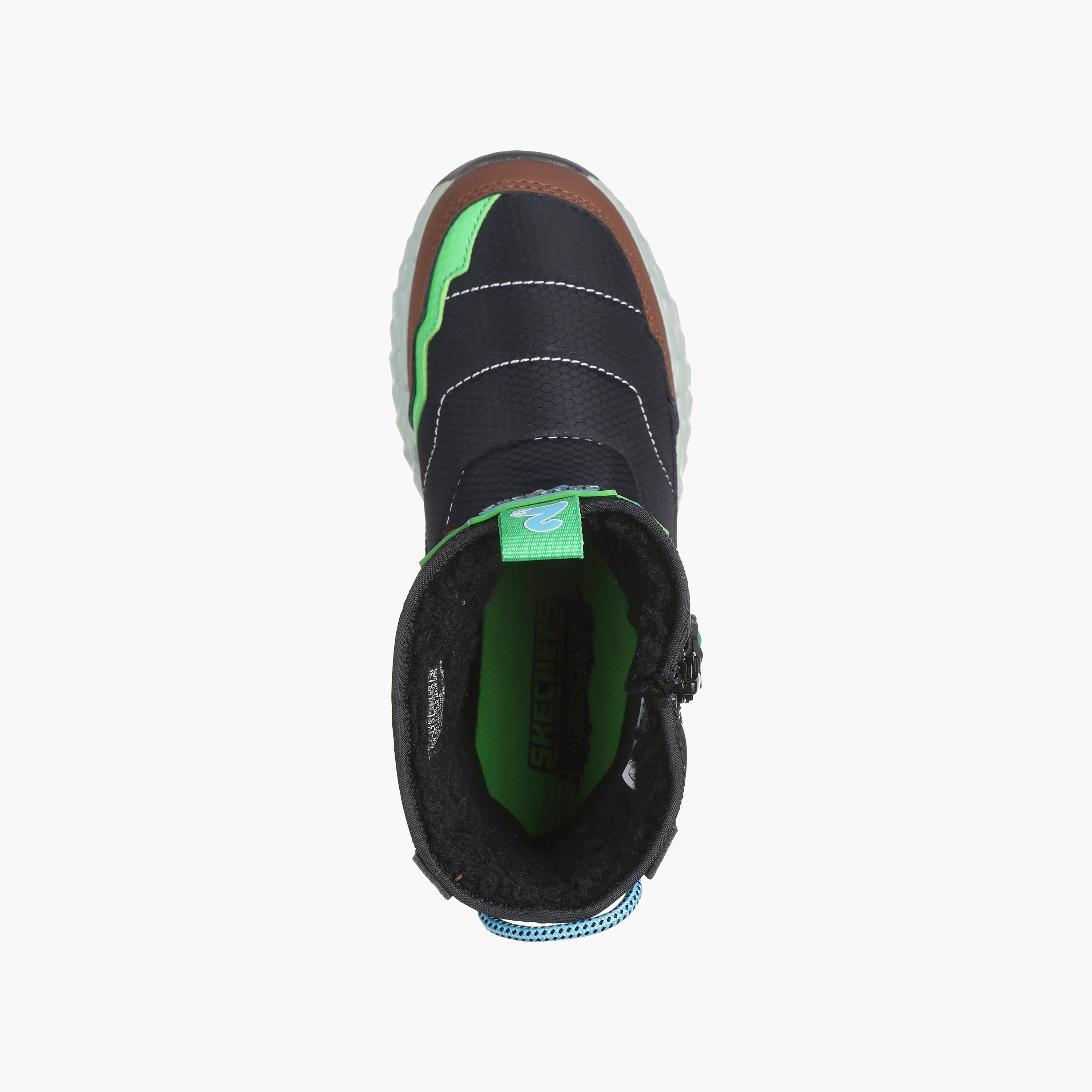 أحذية سكيتشرز ميجا كرافت 2.0 للأطفال ذات قصة عالية | 402216L-sports-boys-shoes-image-3