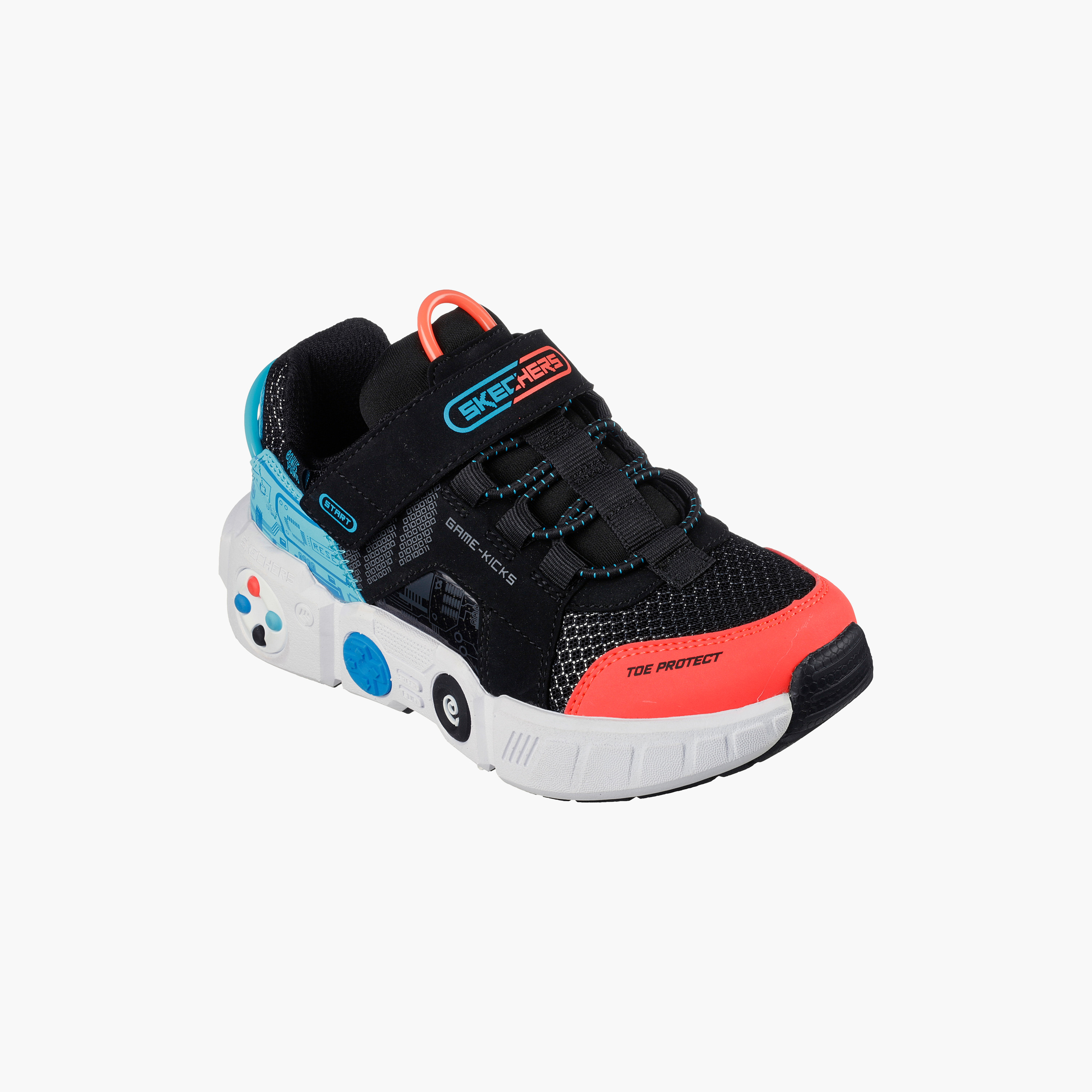 حذاء رياضي ميموري فوم مبرد بالهواء من سكيتشرز جيمترونيكس للاولاد 402260L-sports-boys-shoes-image-6