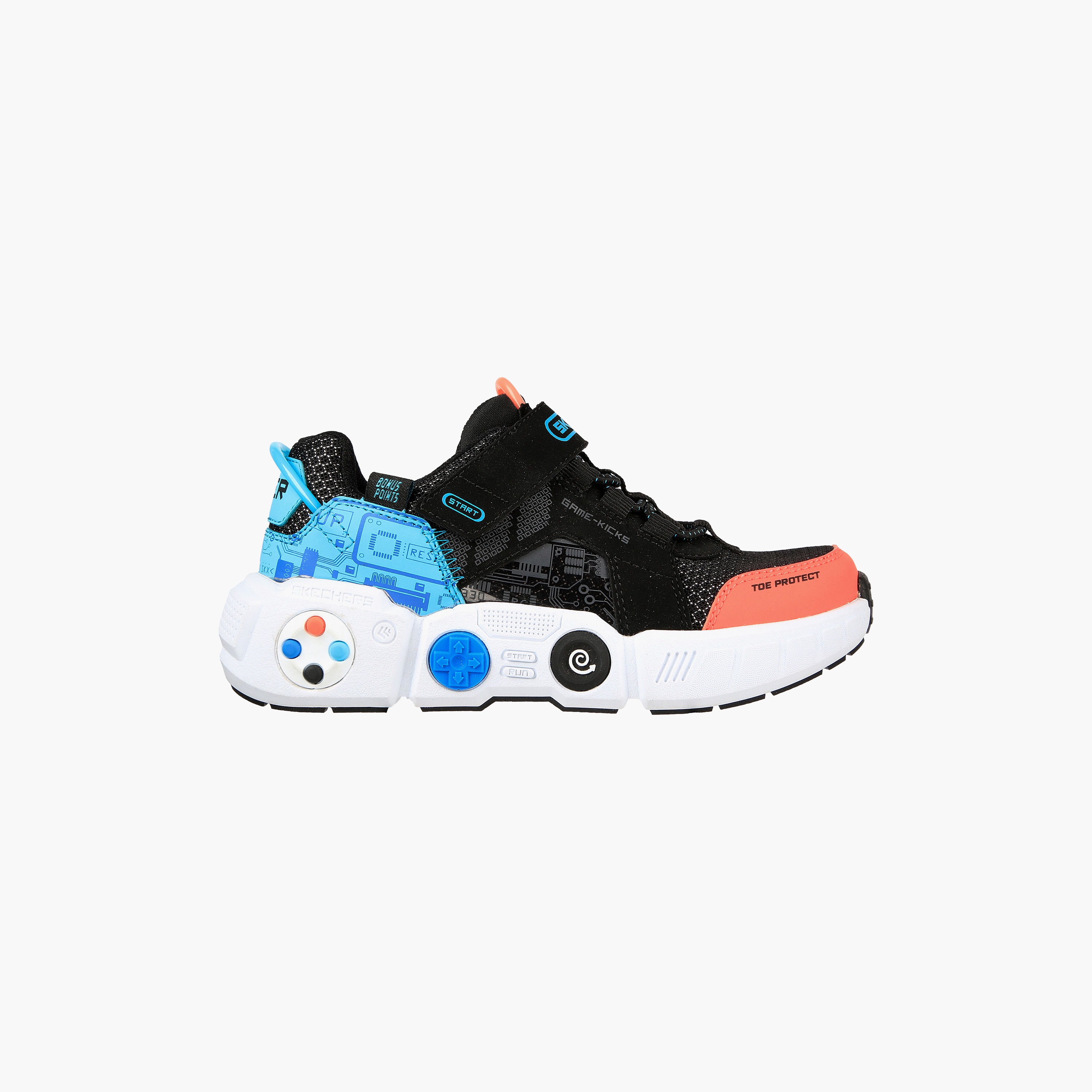 حذاء رياضي ميموري فوم مبرد بالهواء من سكيتشرز جيمترونيكس للاولاد 402260L-sports-boys-shoes-image-7