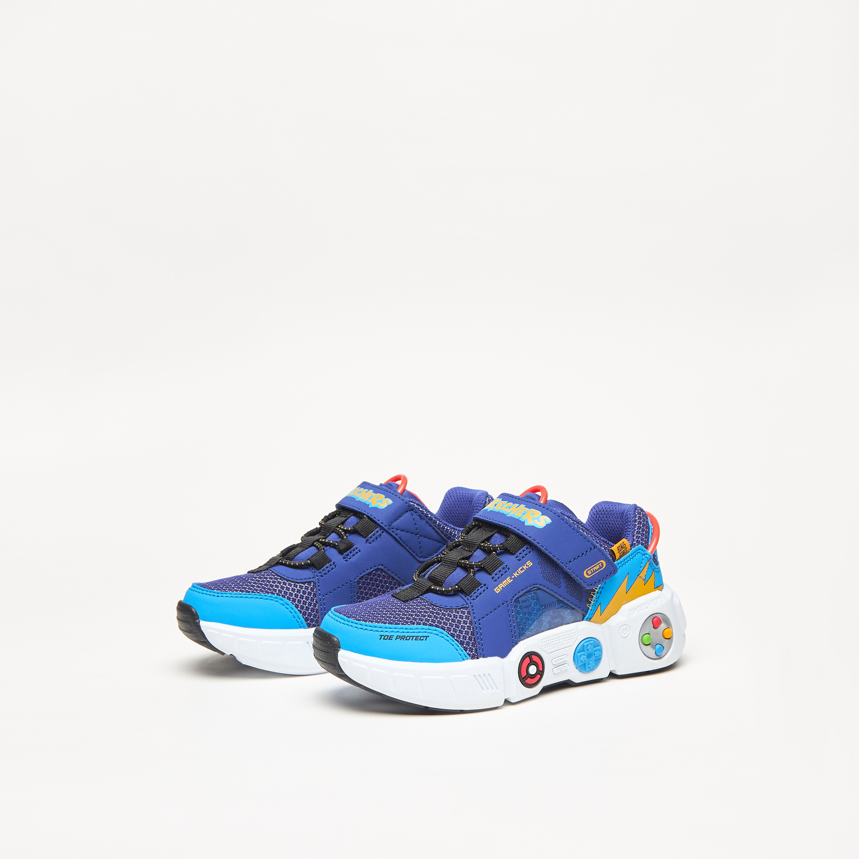 حذاء رياضي ميموري فوم مبرد بالهواء من سكيتشرز جيمترونيكس للاولاد 402260L-sports-boys-shoes-image-2