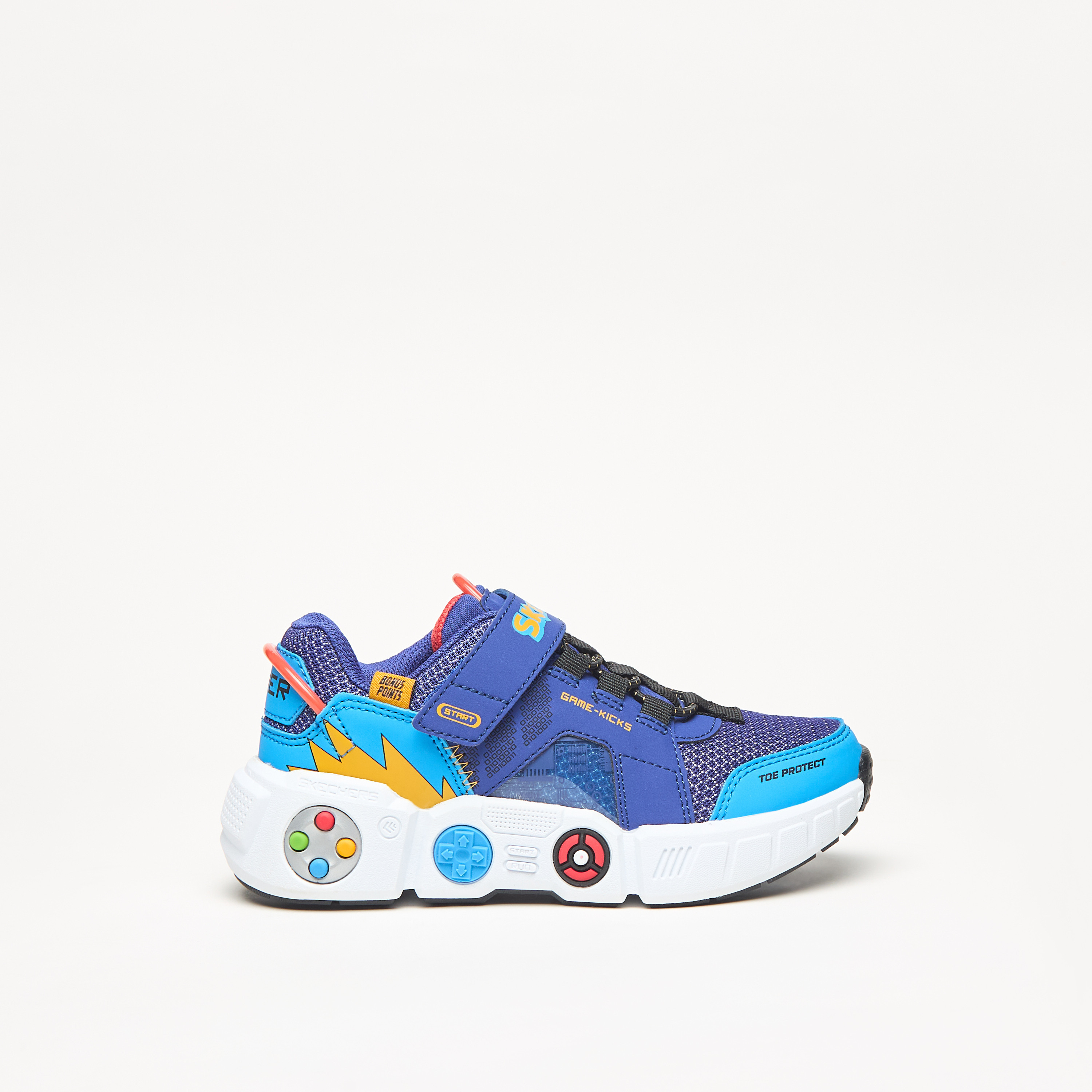 حذاء رياضي ميموري فوم مبرد بالهواء من سكيتشرز جيمترونيكس للاولاد 402260L-sports-boys-shoes-image-4