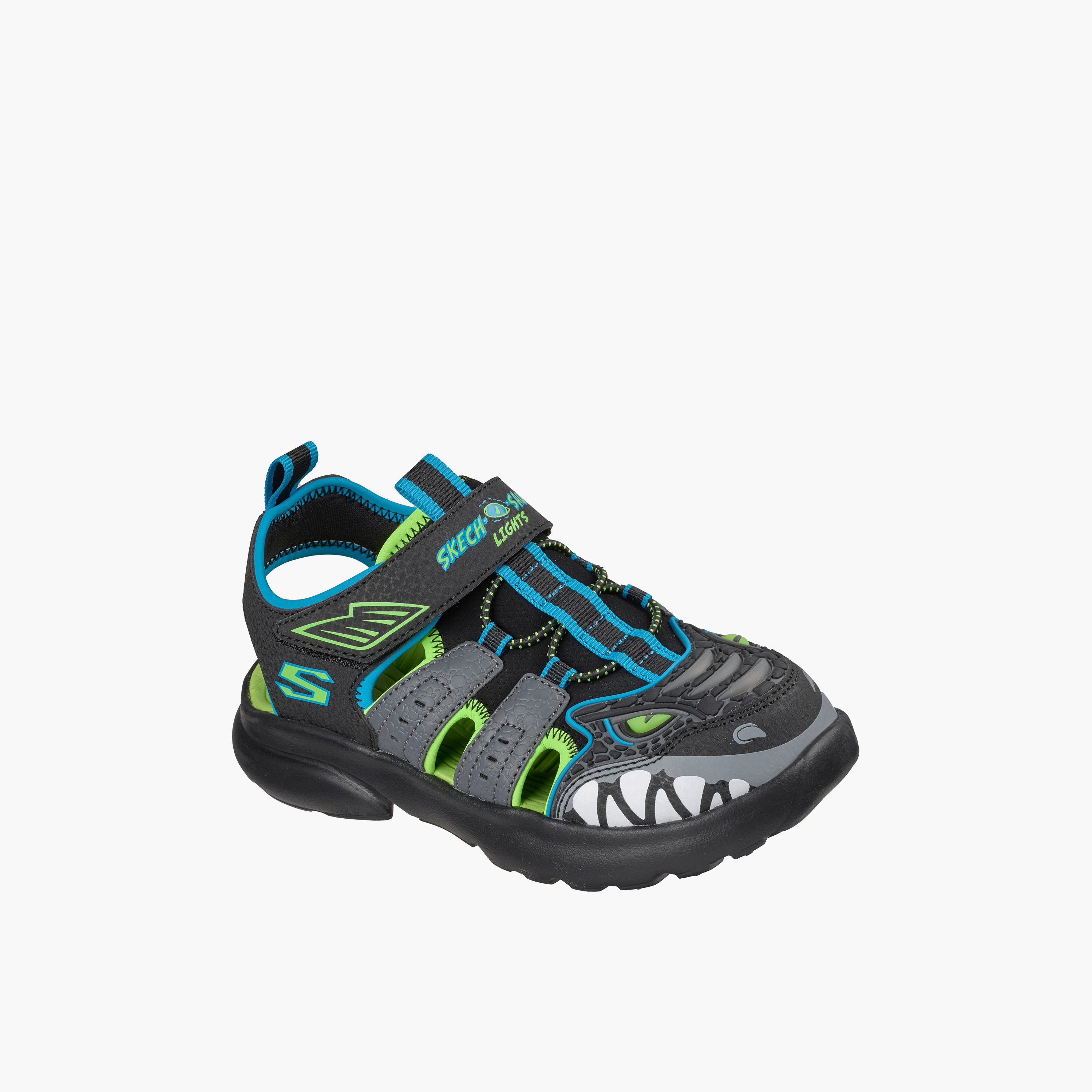 Skechers Boys RAZOR SPLASH Hook & Loop Flat Sandals-boys-shoes-sandals-image-1