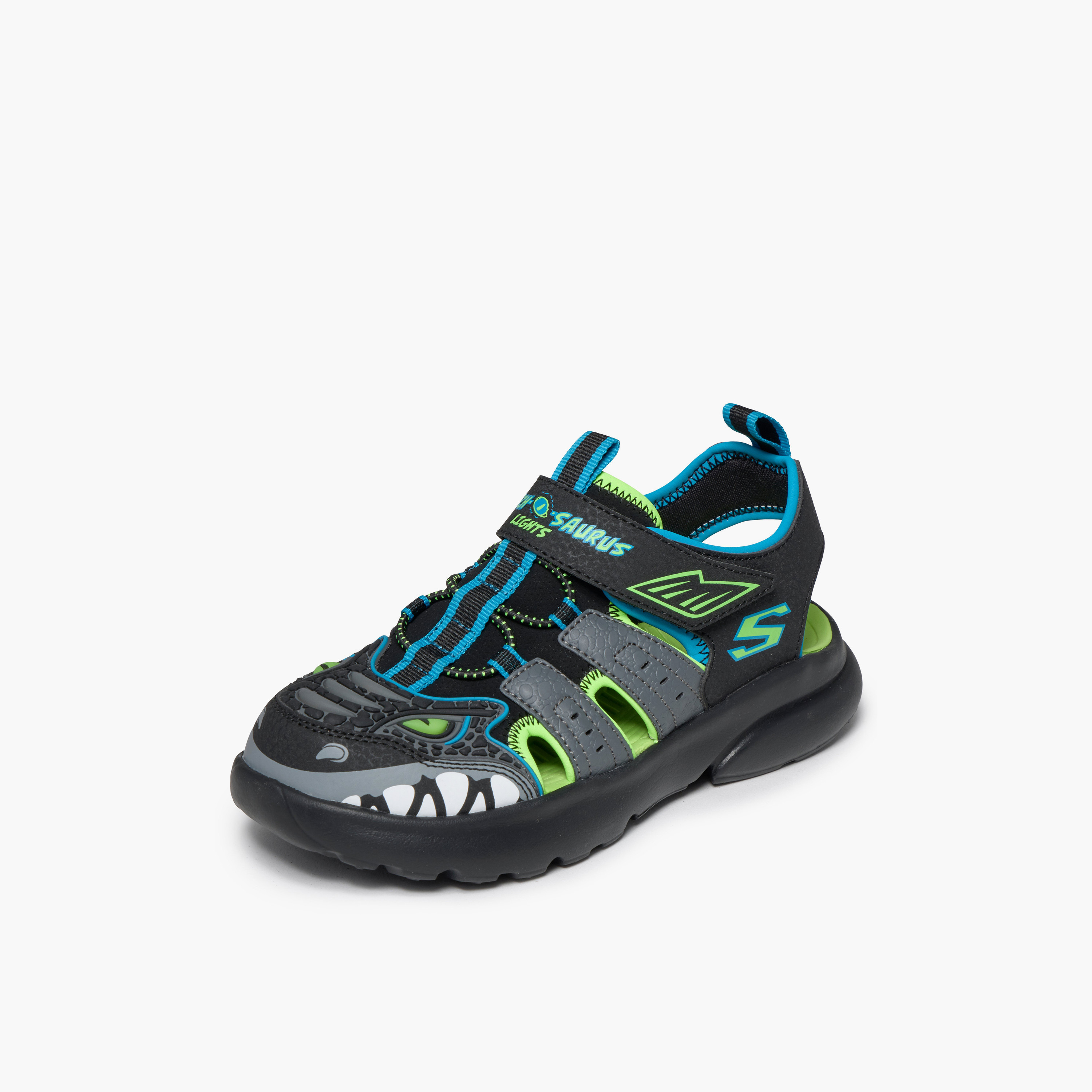 Skechers Boys RAZOR SPLASH Hook & Loop Flat Sandals-boys-shoes-sandals-image-4