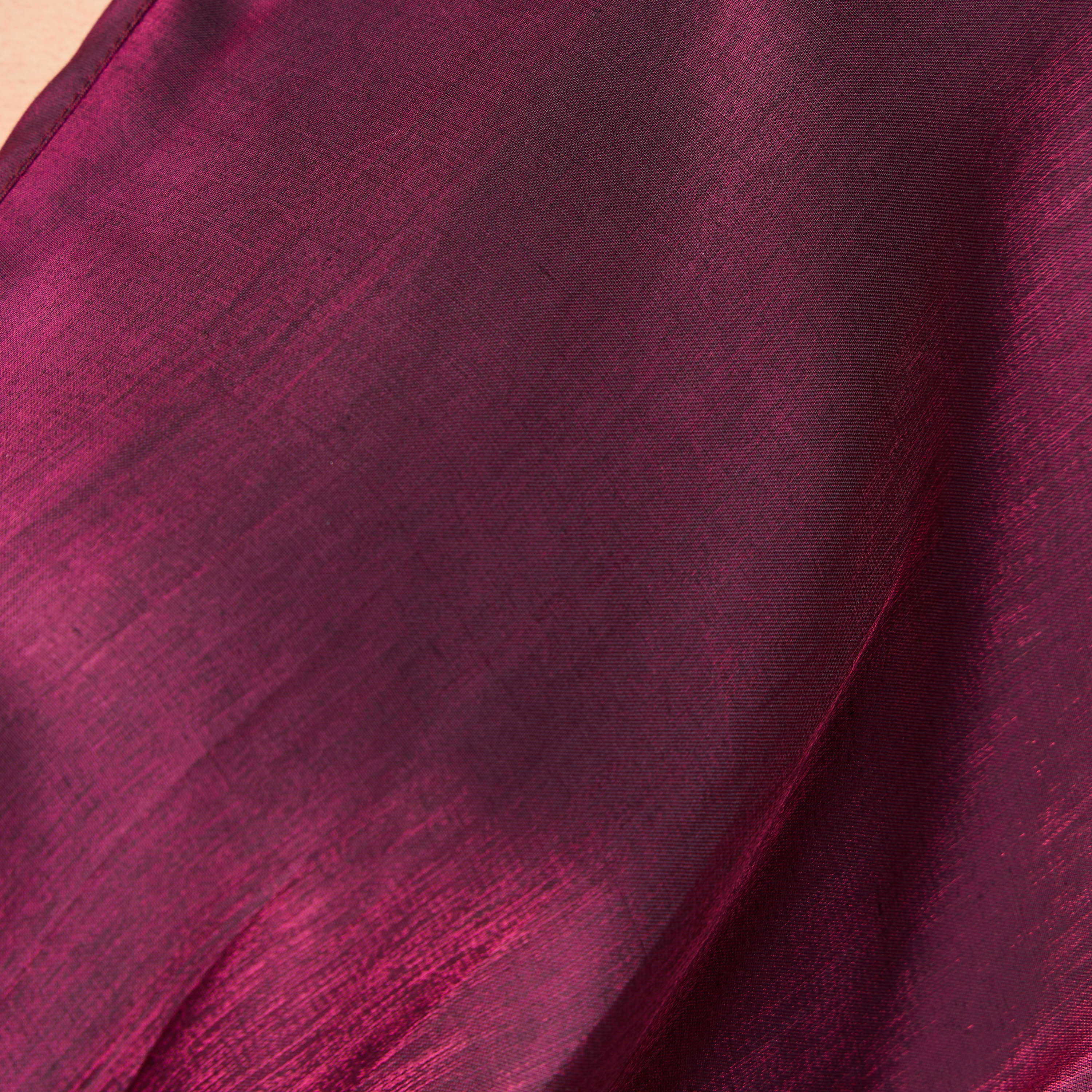 فستان سادة بتصميم درابيه مع ياقة V وأكمام ممتدة من جولدن أبل-women-clothing-dresses-image-5