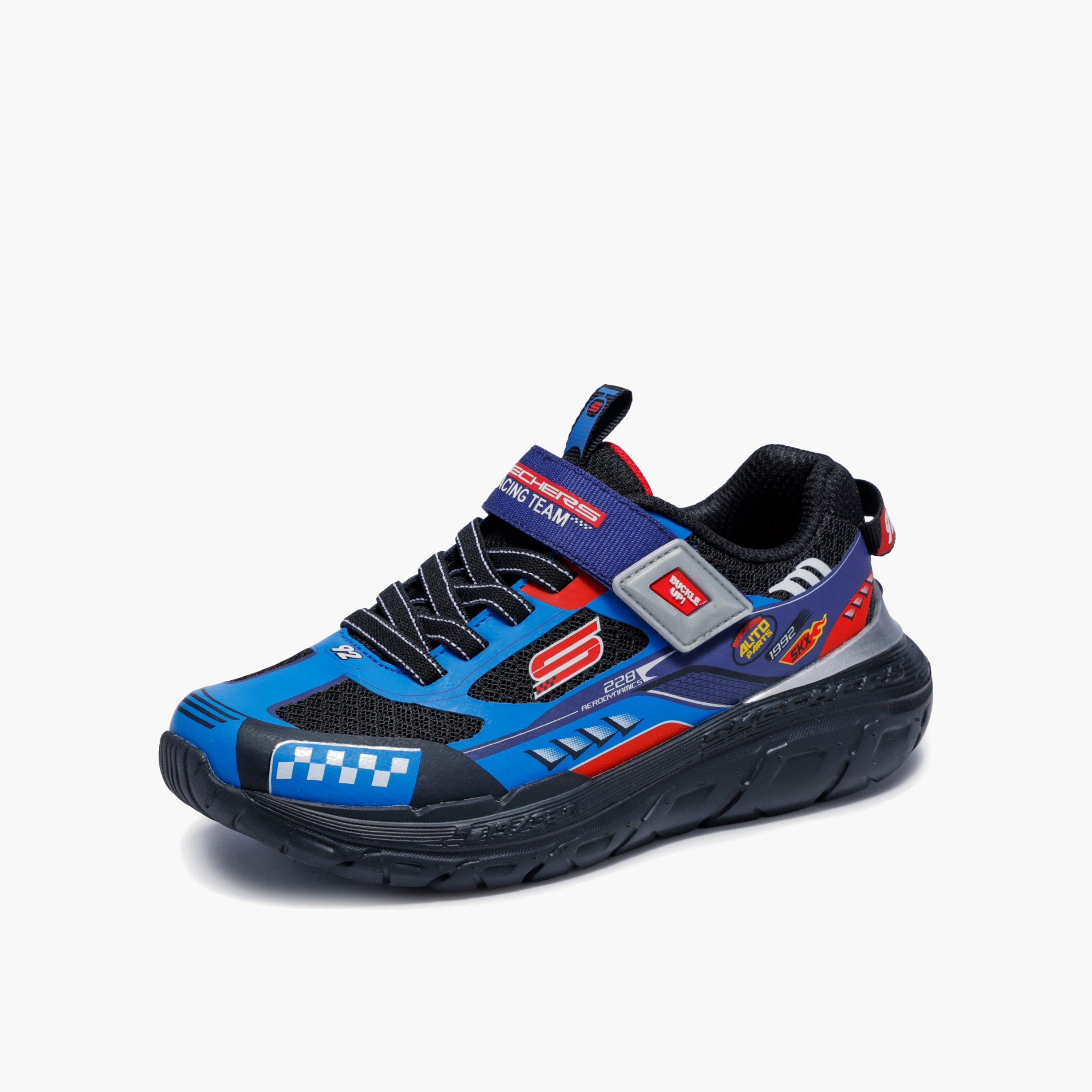 حذاء رياضي بشريط إغلاق لاصق سكيتش تراكس للأولاد من سكيتشرز-sports-boys-shoes-image-3