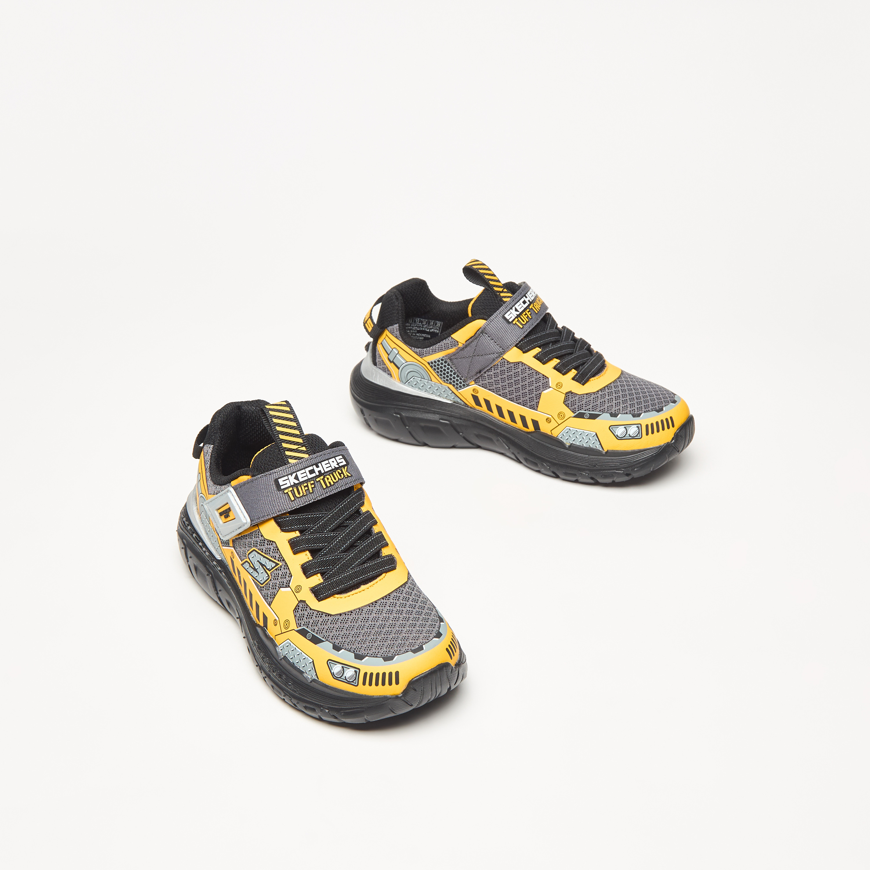 حذاء مشي قابل للتهوية بشريط إغلاق سكتش تراكس للأولاد من سكتشرز-sports-boys-shoes-image-1