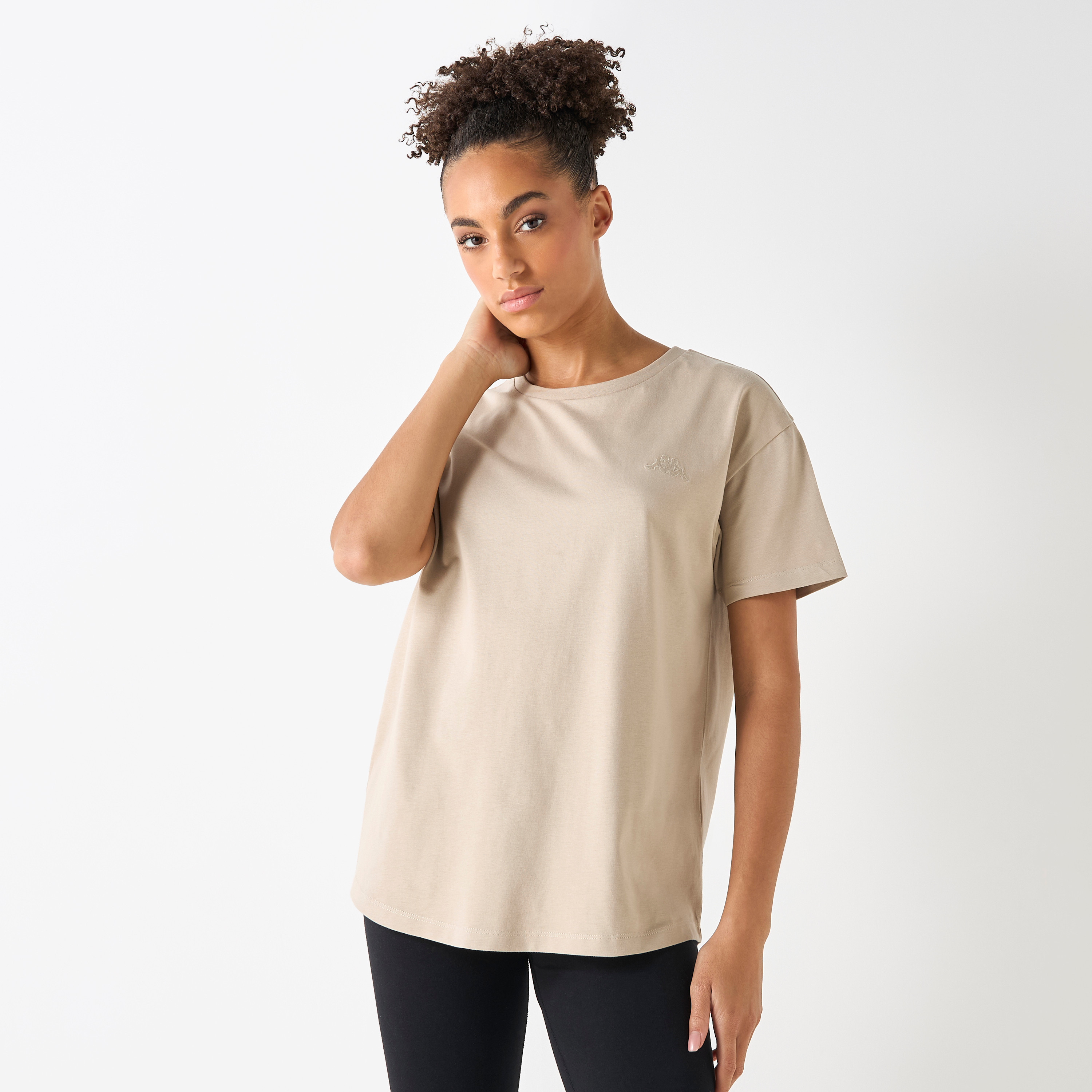T-Shirt Femme Kappa Acrew – Collection Officielle Alpine F1 – Style Sport Et Confort