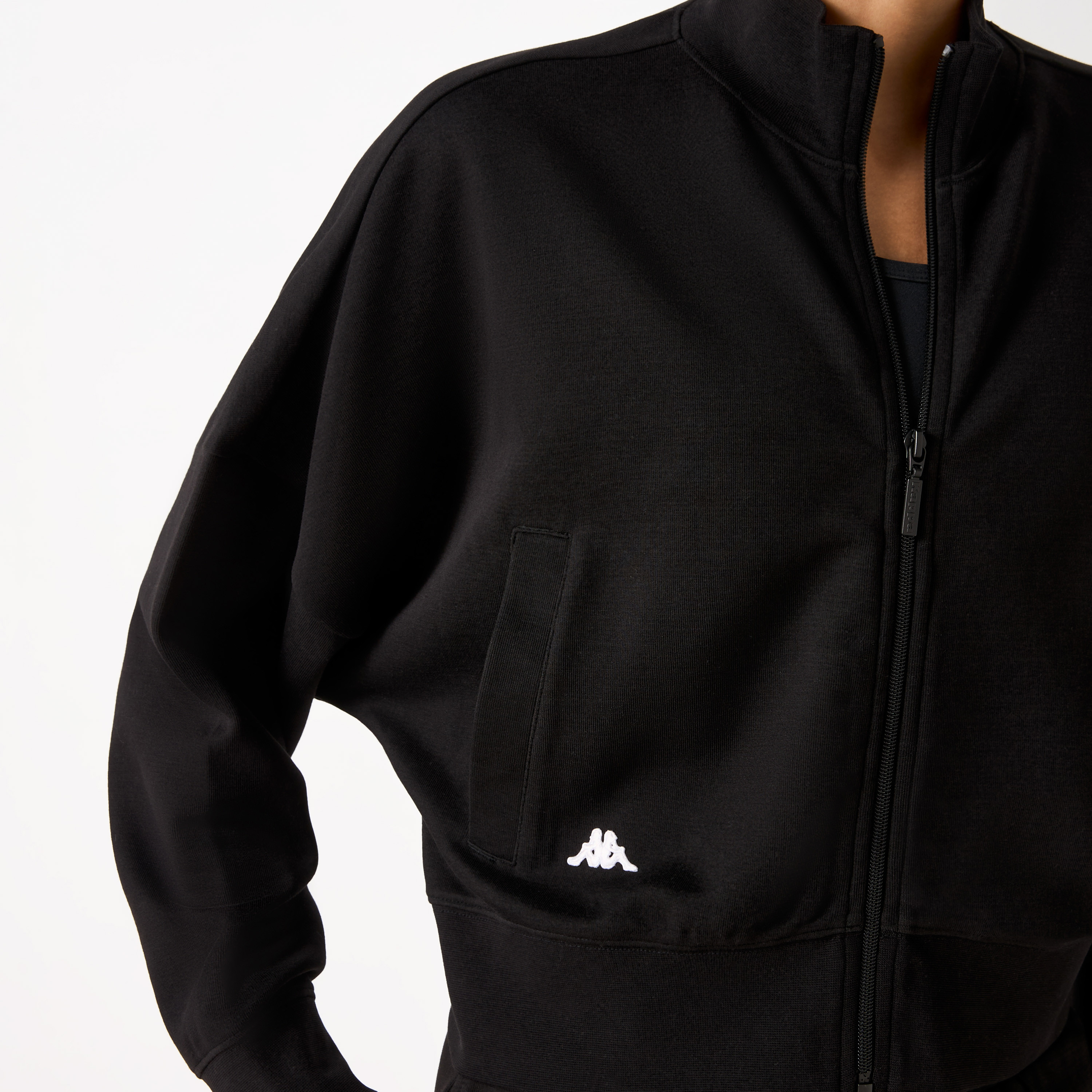 Kappa Striped Jacket with Zip Closure and Long Sleeves-sports-women-clothing-coatsandjackets-jackets-image-14