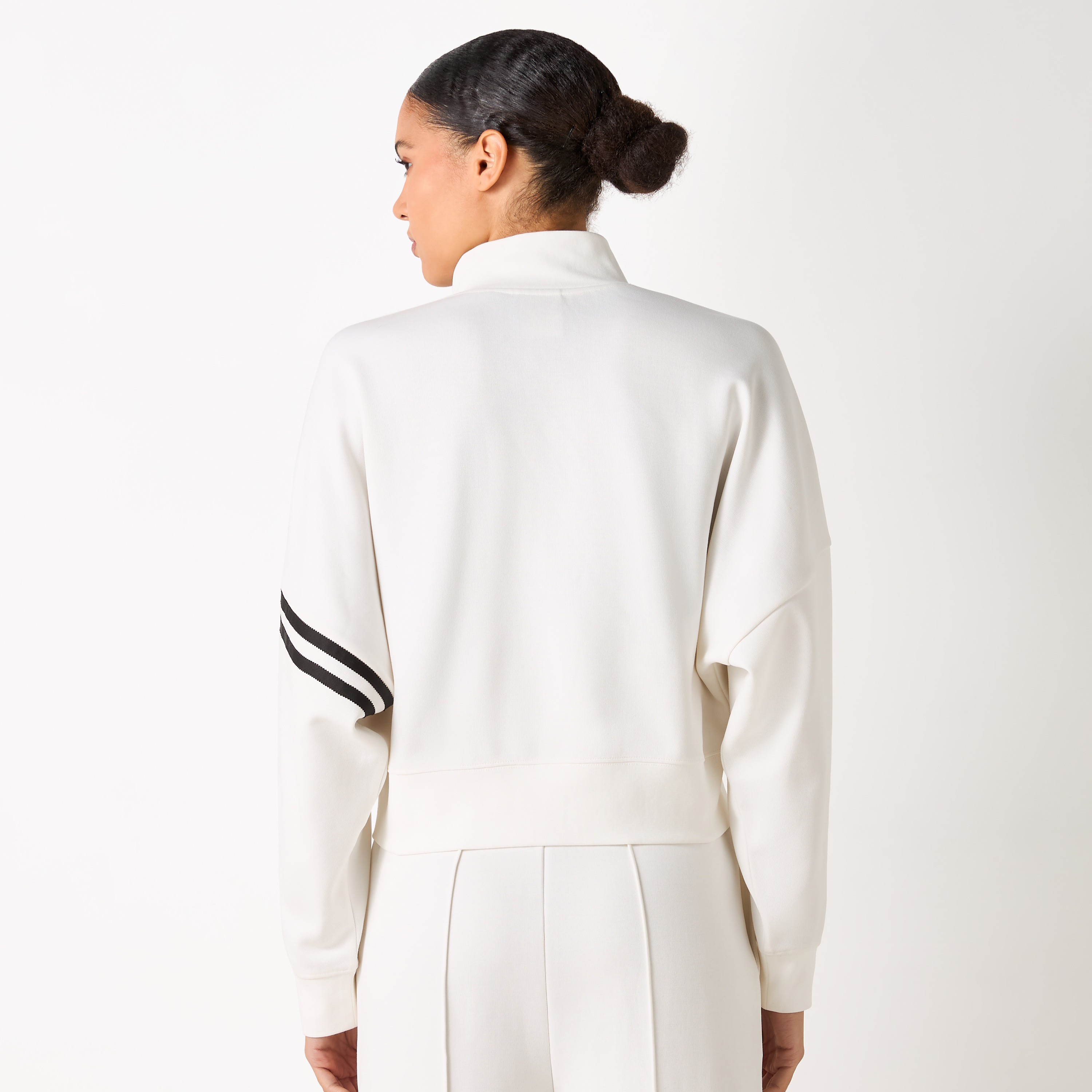 Kappa Striped Jacket with Zip Closure and Long Sleeves-sports-women-clothing-coatsandjackets-jackets-image-3