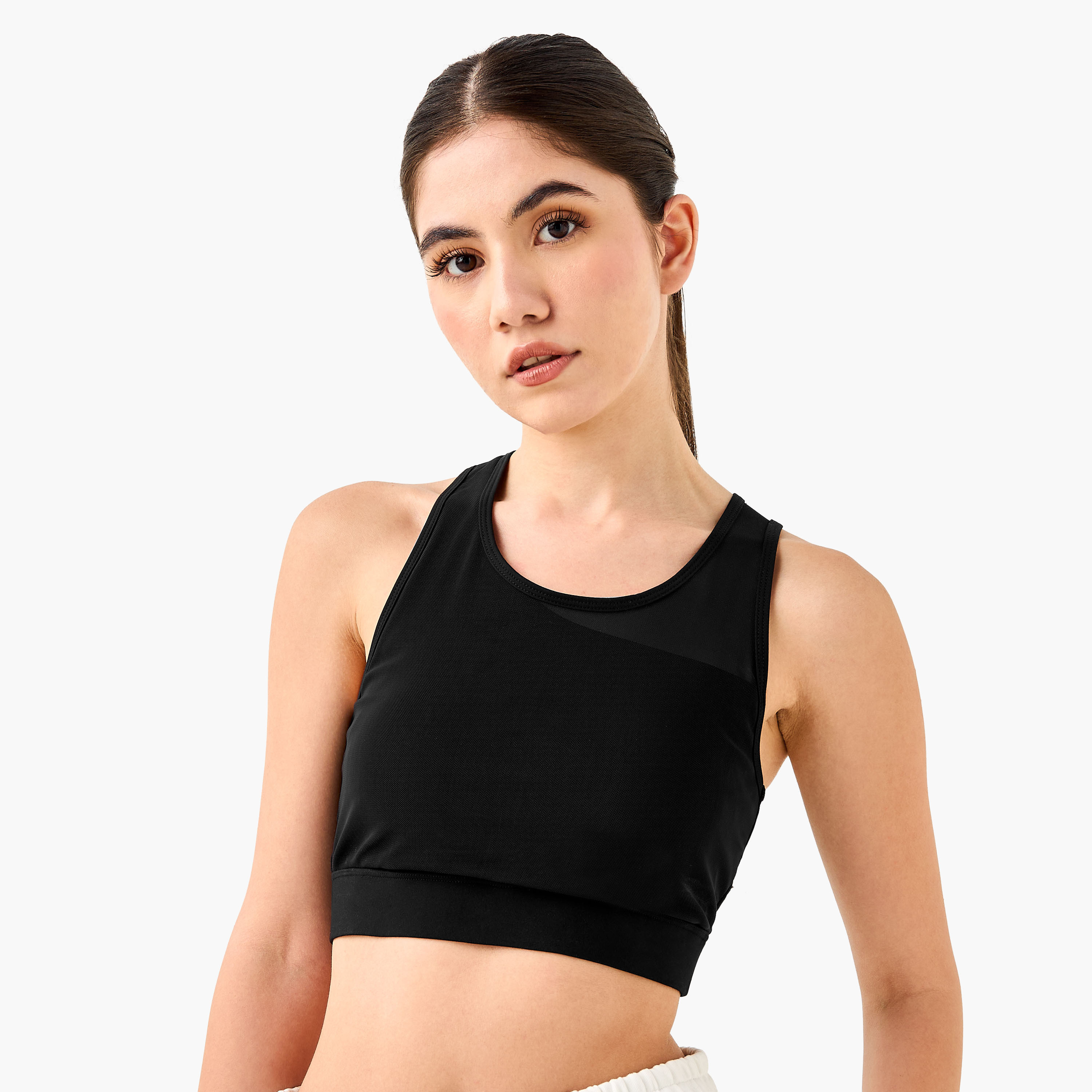 Kappa Logo Print Sports Bra-women-clothing-lingerie-bras-image-7