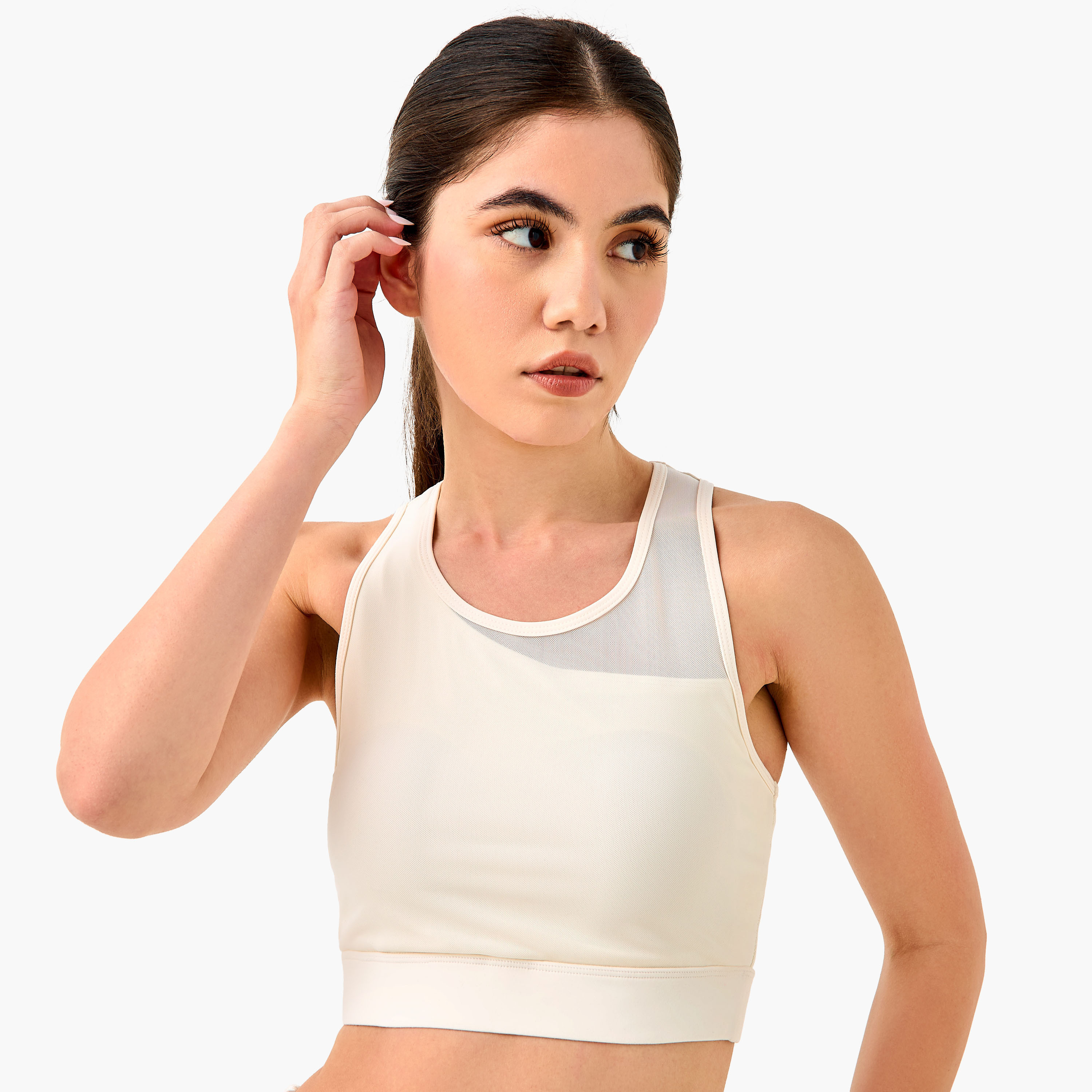 Kappa Logo Print Sports Bra-women-clothing-lingerie-bras-image-1