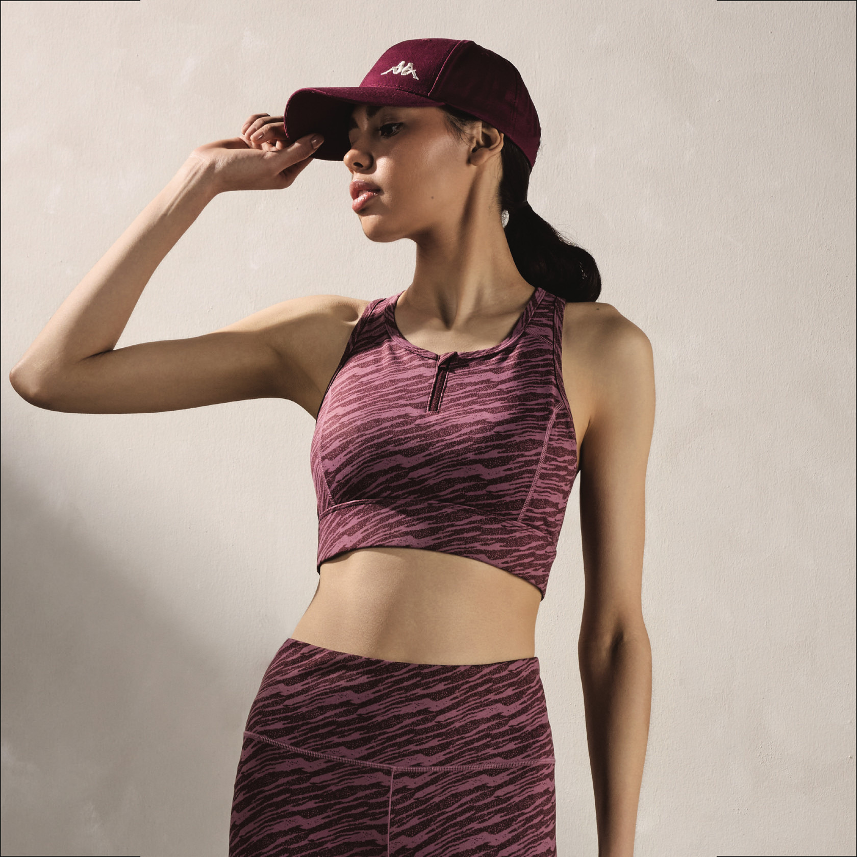Kappa Printed Racerback Sports Bra-sports-women-clothing-sportsbras-image-1