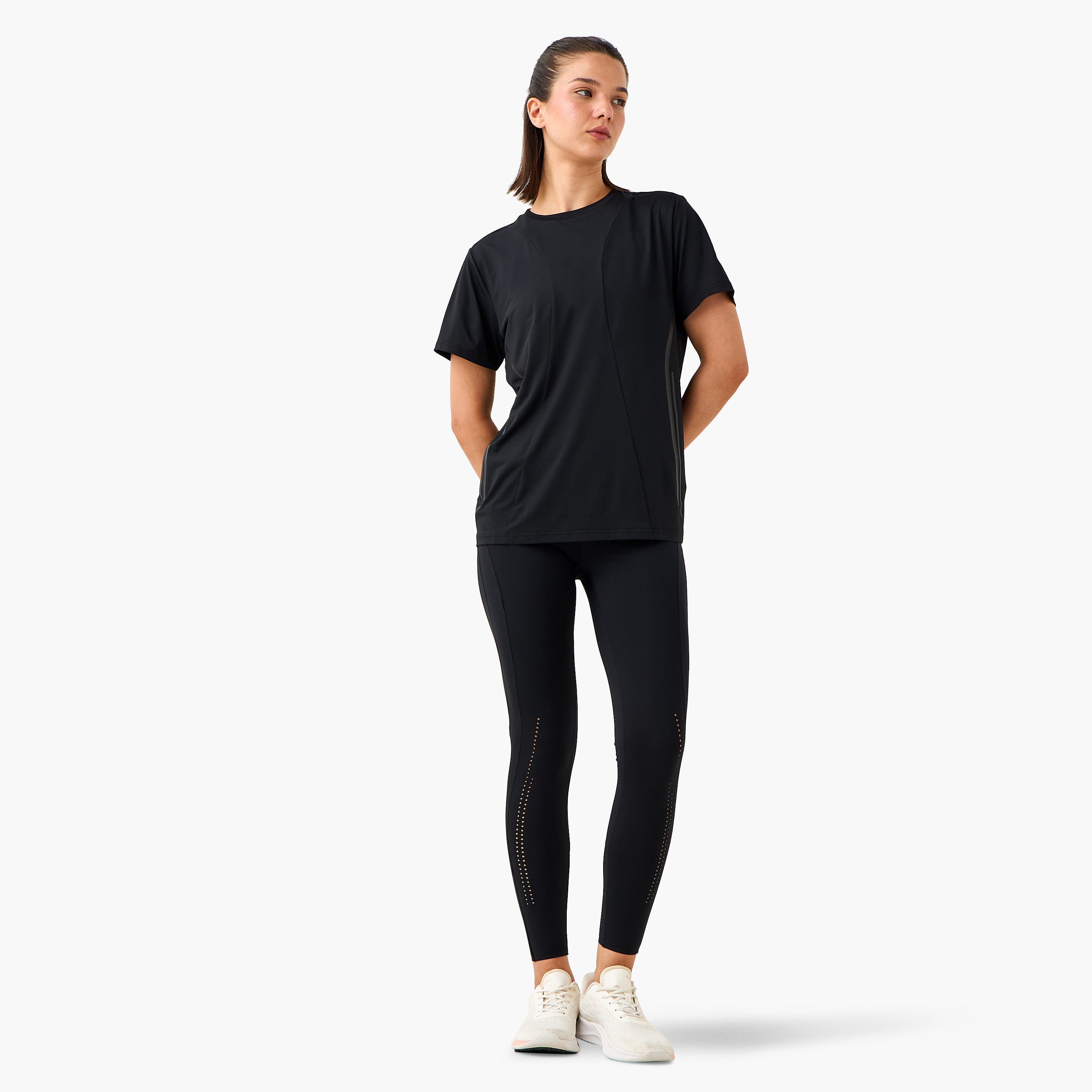 Kappa Logo Print Performance T-shirt-sports-women-clothing-tshirtsandvests-image-2