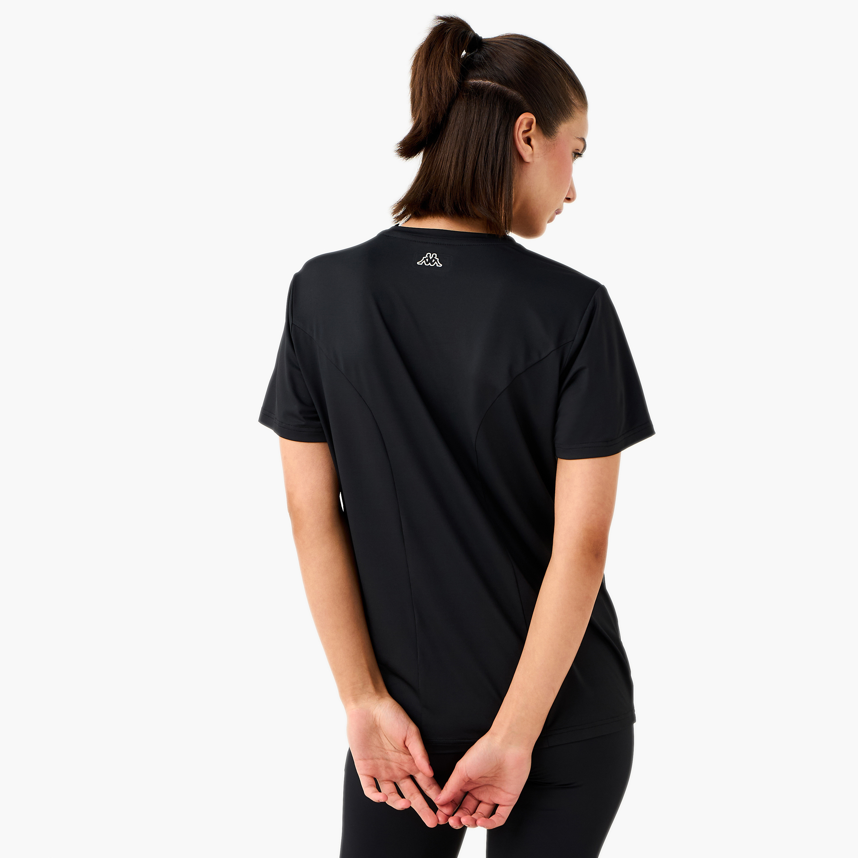 Kappa Logo Print Performance T-shirt-sports-women-clothing-tshirtsandvests-image-3