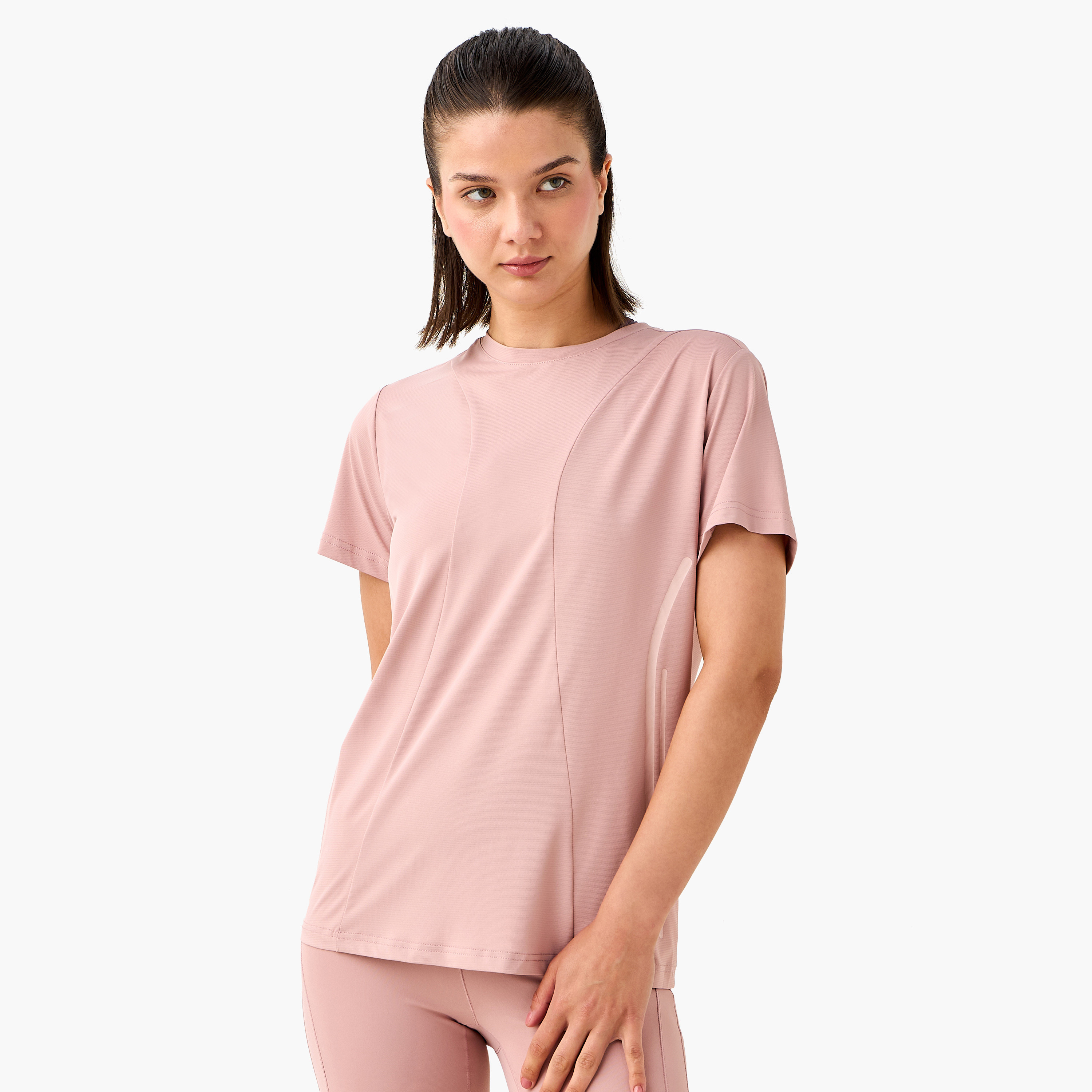 Kappa Logo Print Performance T-shirt-women-clothing-tshirts-image-1