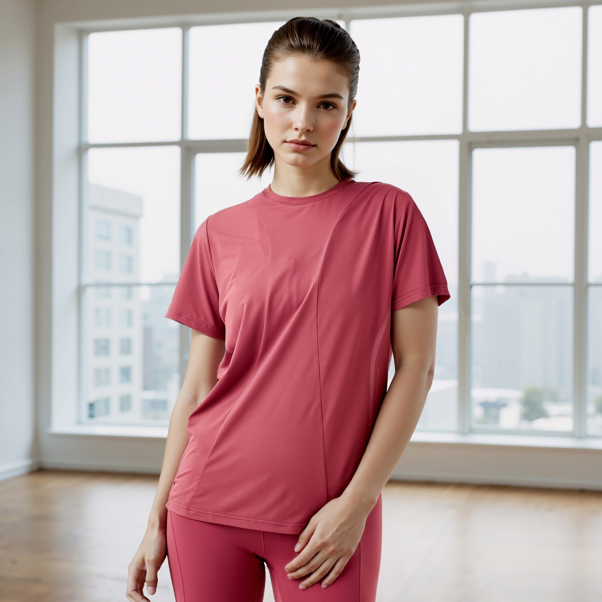 Kappa Logo Print Performance T-shirt-women-clothing-tshirts-image-1
