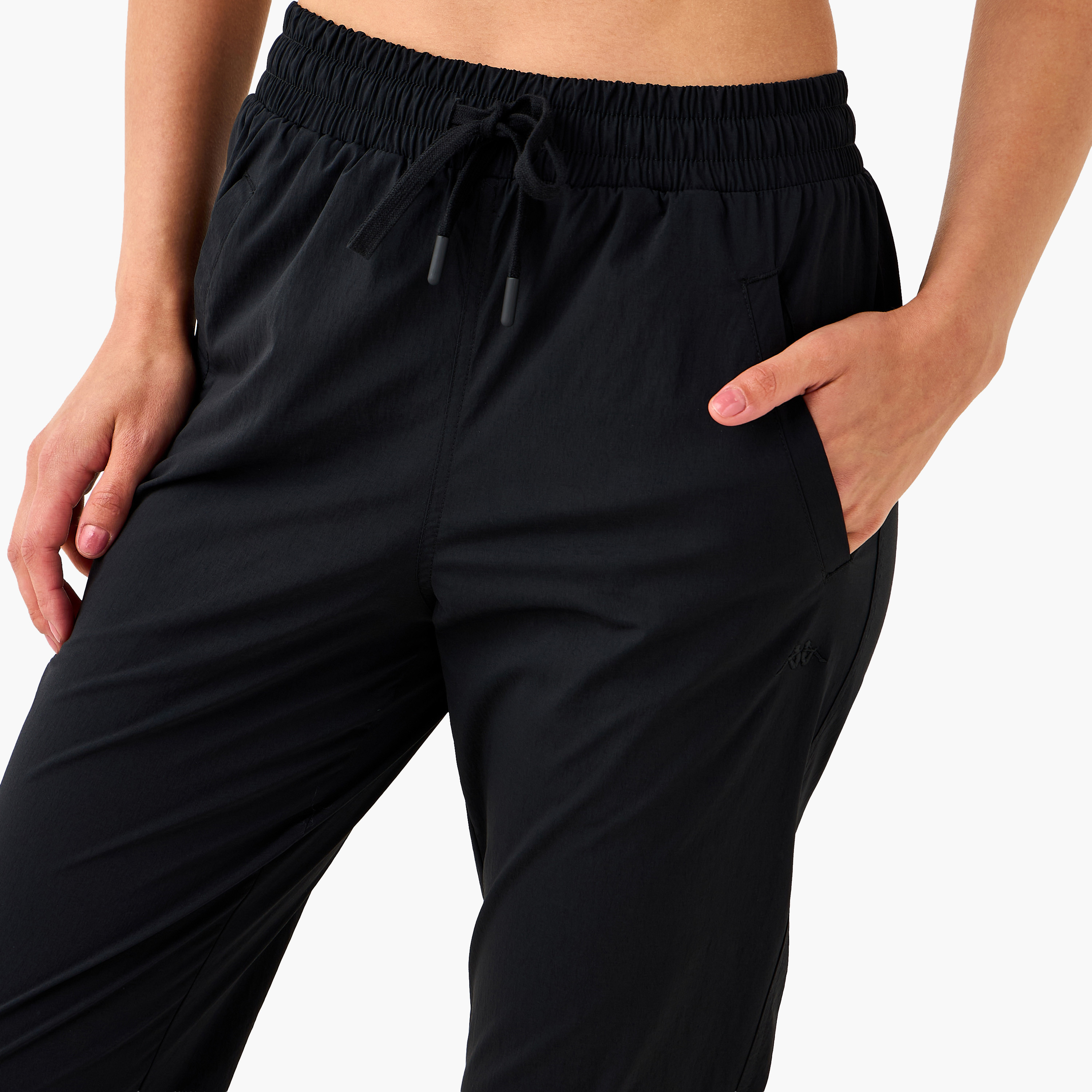 Kappa Track Pants with Drawstring Closure and Pockets-women-clothing-bottoms-joggers-image-4
