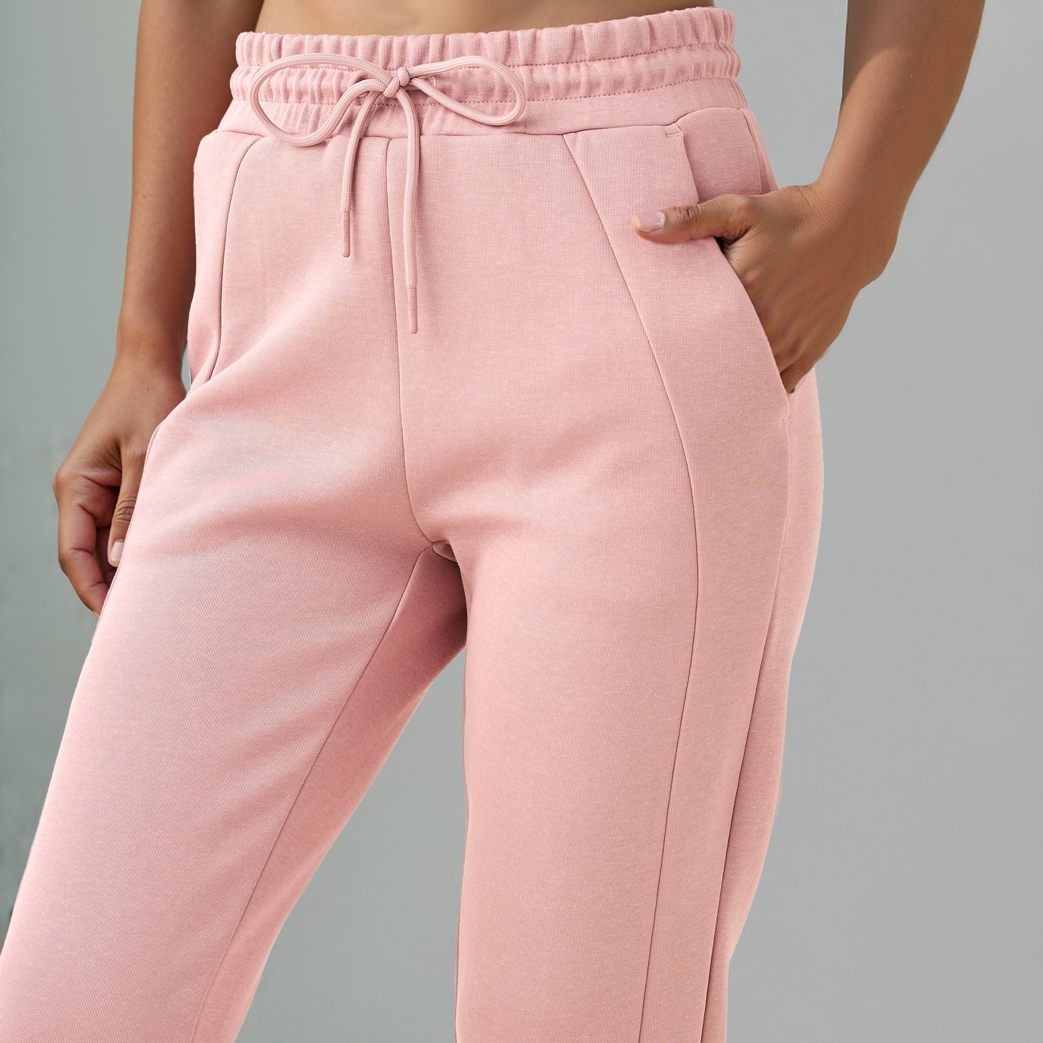 Kappa Panelled Joggers with Drawstring Closure and Pockets-women-clothing-bottoms-joggers-image-4