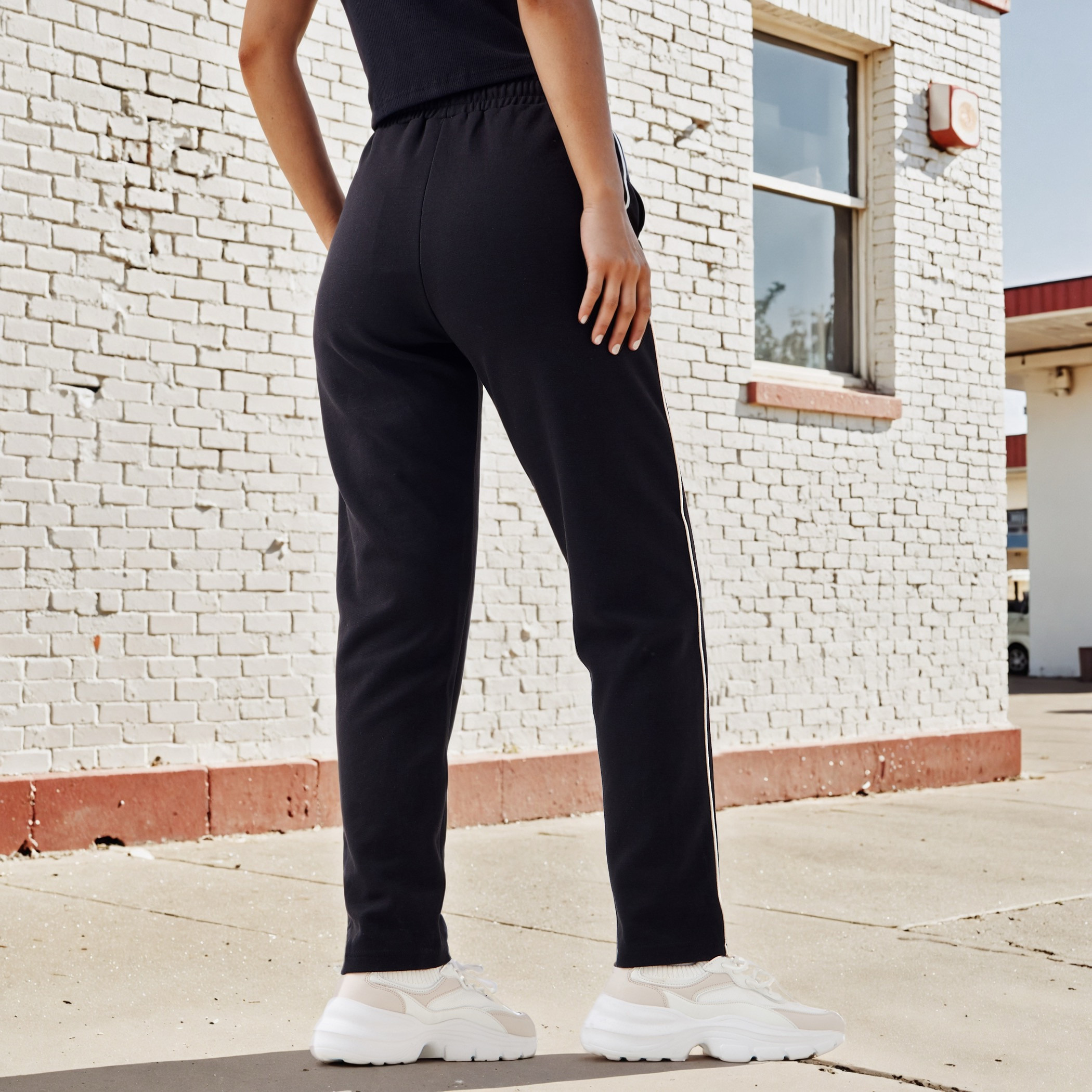 Kappa Logo Print Track Pants-women-clothing-bottoms-joggers-image-3