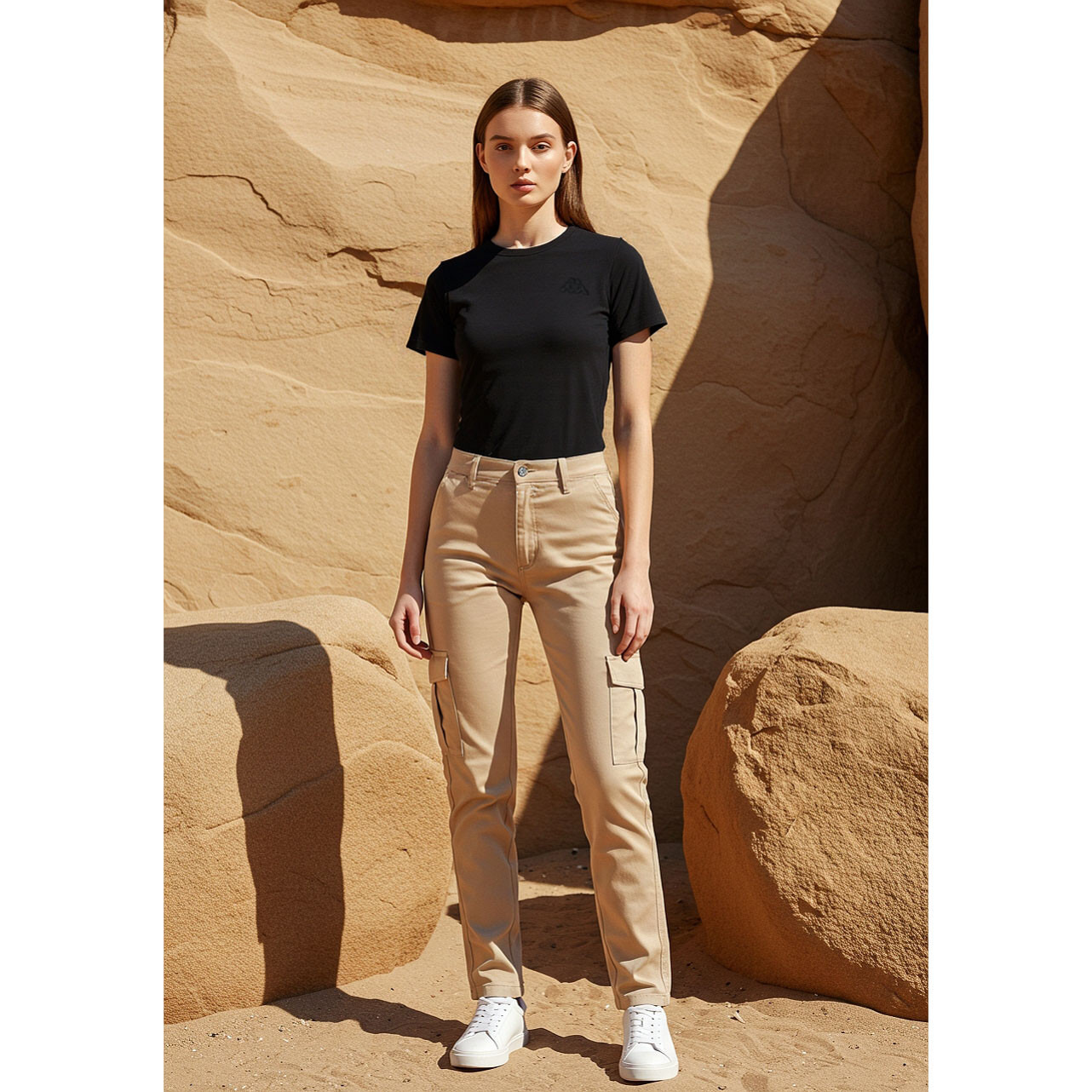 Kappa Logo Detail T-shirt-women-clothing-tshirts-image-2
